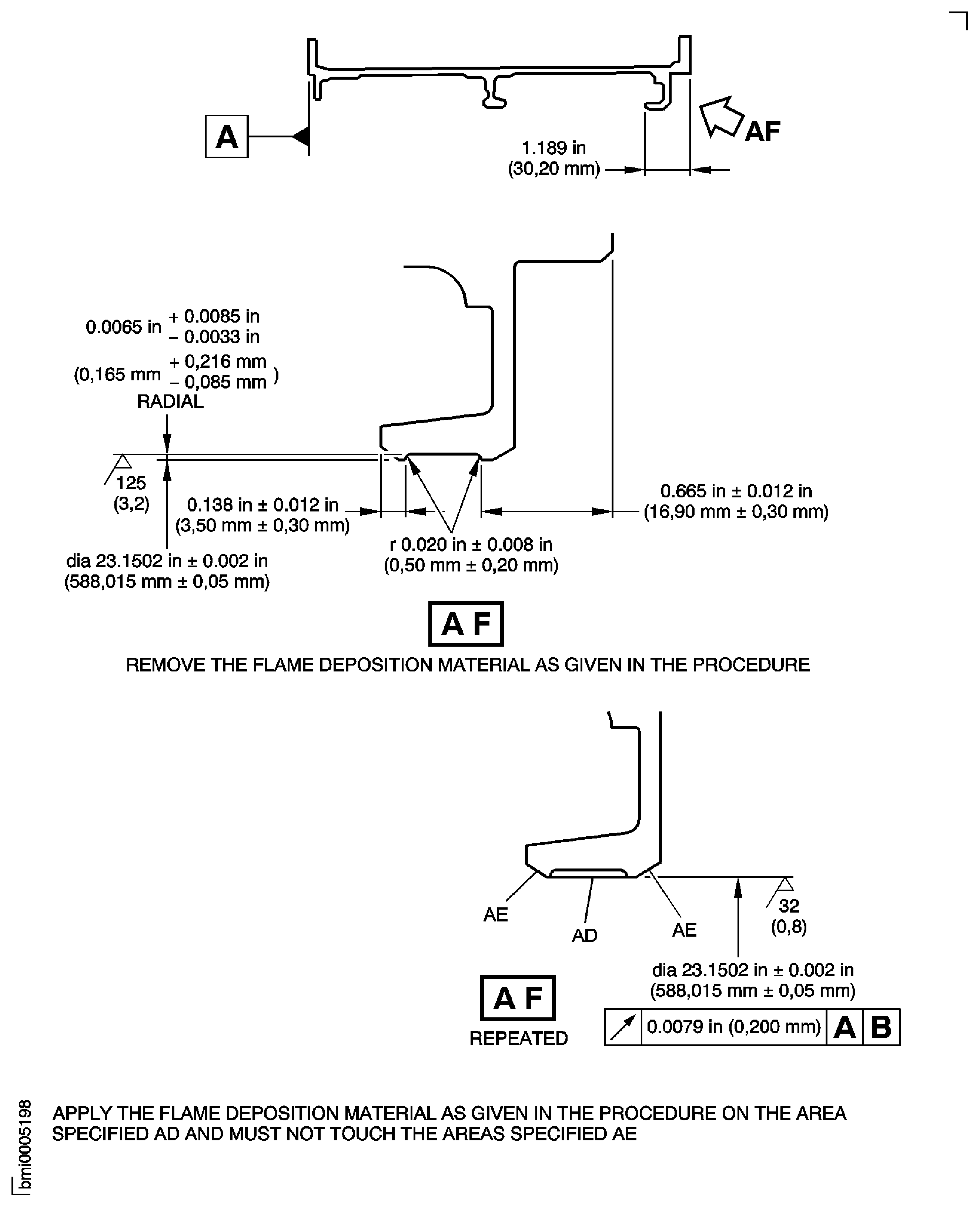 Repair Details and Dimensions - Assembly C