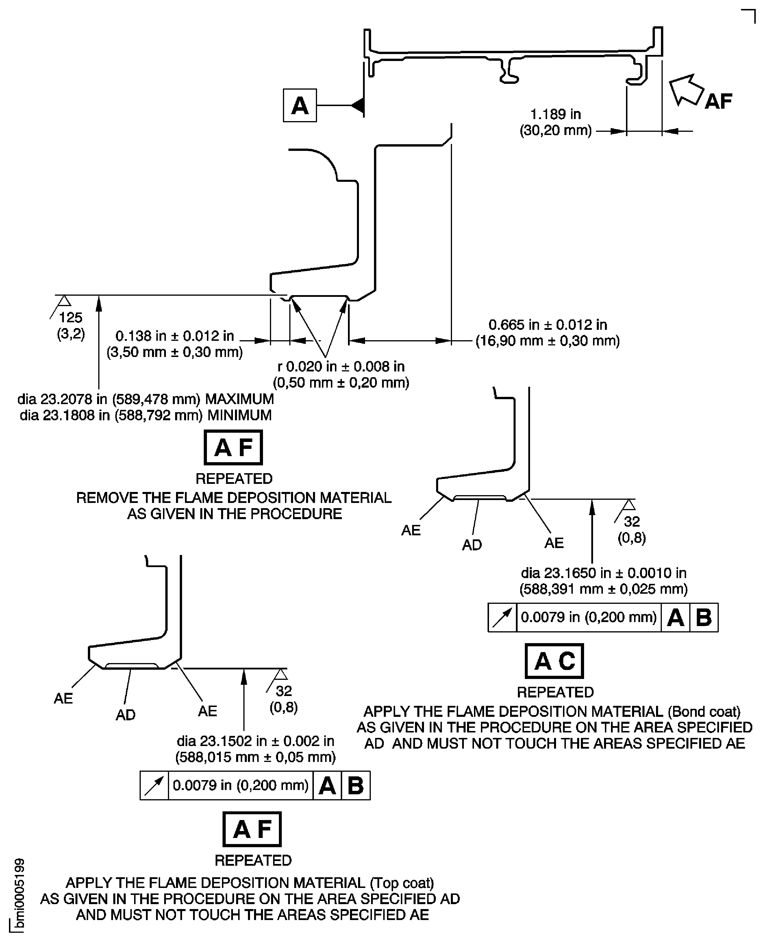 Repair Details and Dimensions - Assembly C