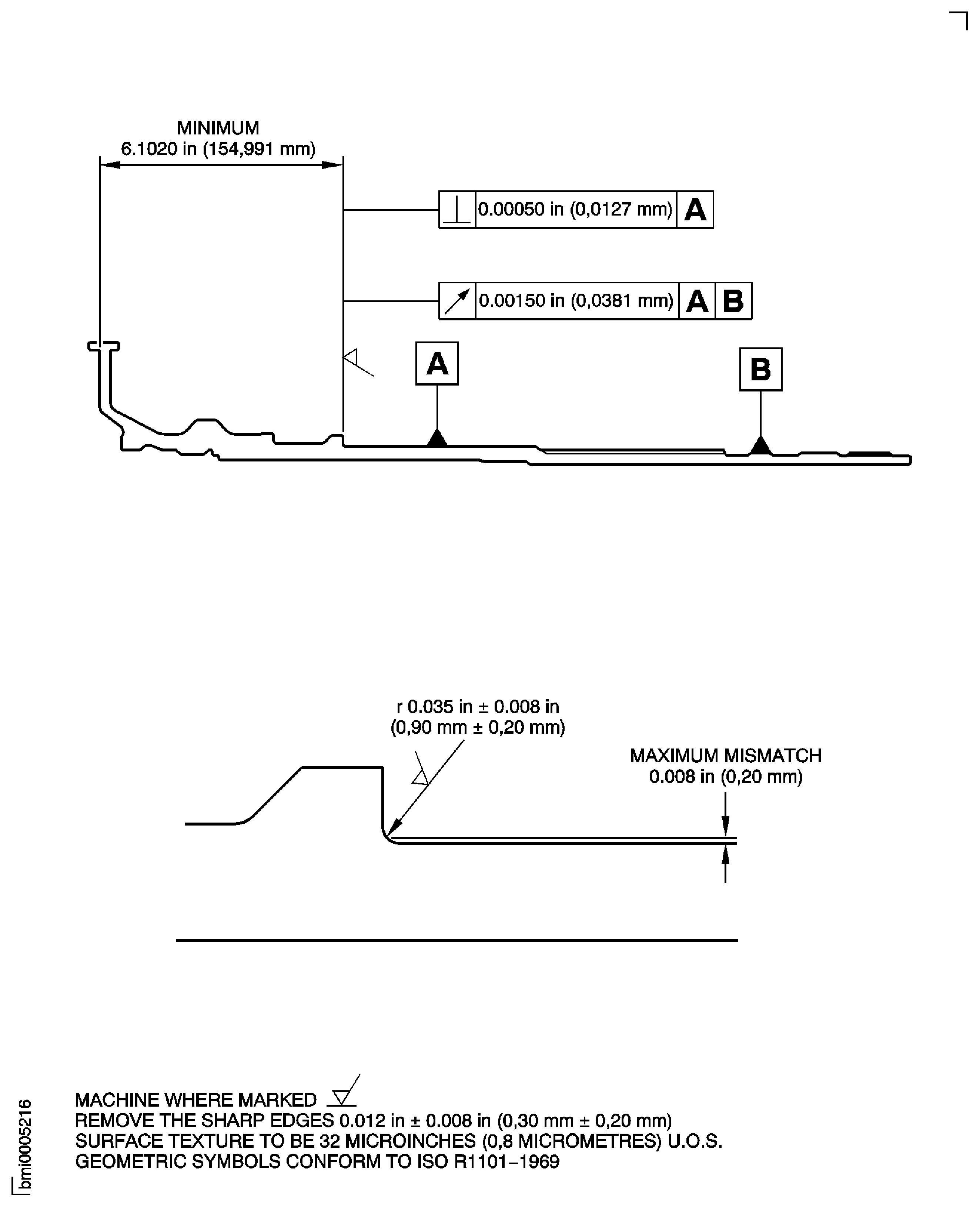 Repair Details and Dimensions - Assembly A