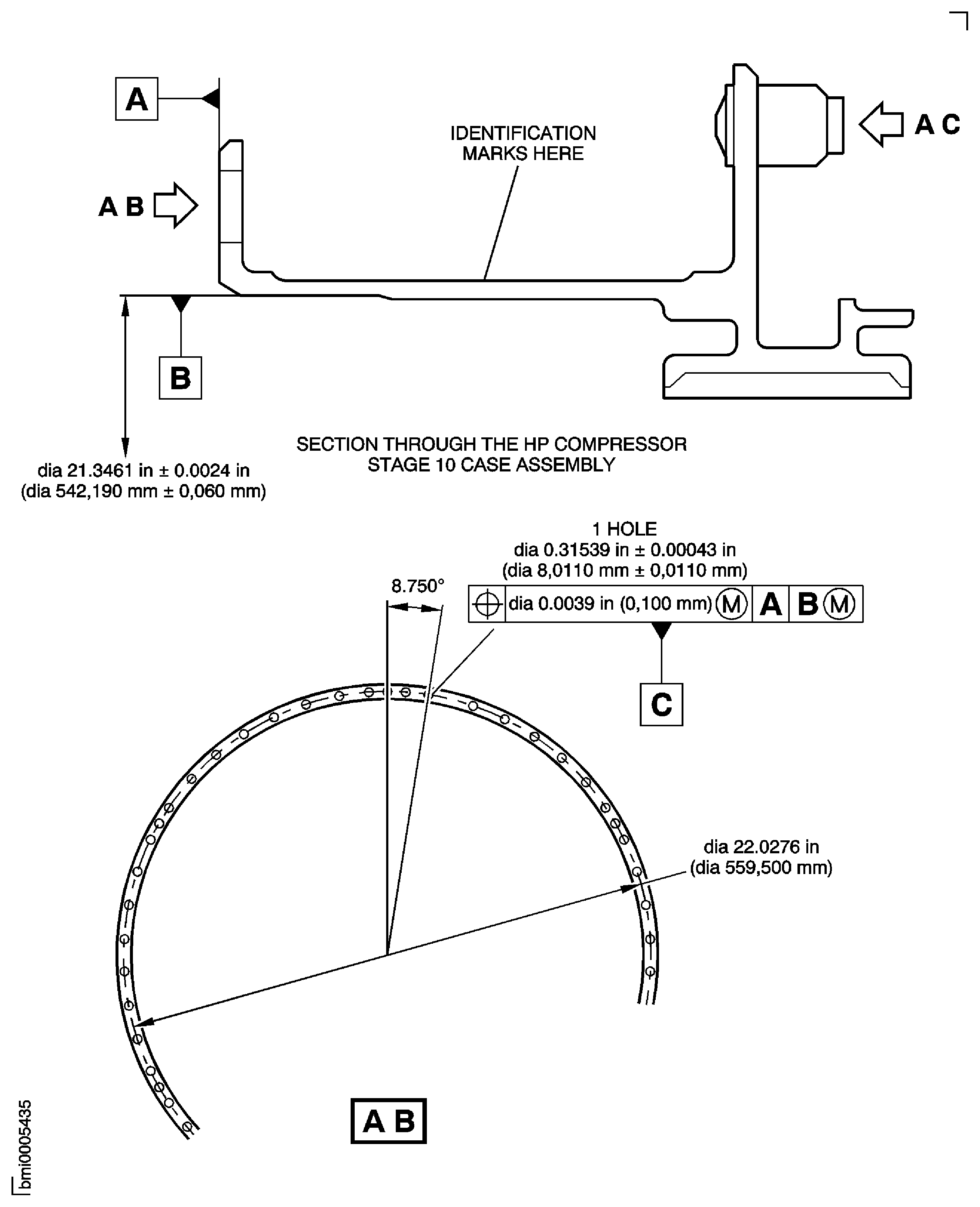 Repair Details and Dimensions - Assembly C