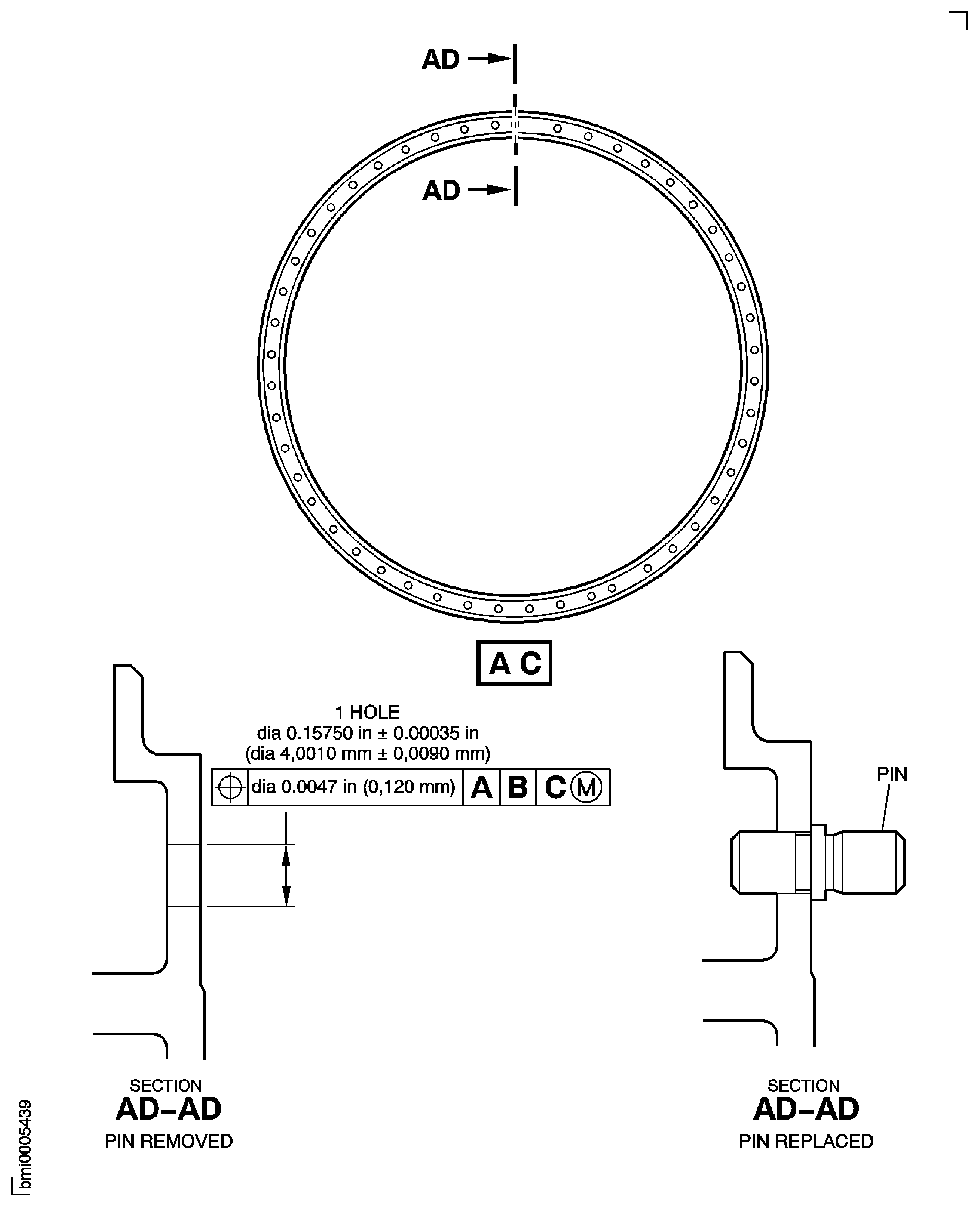 Repair Details and Dimensions - Assembly D