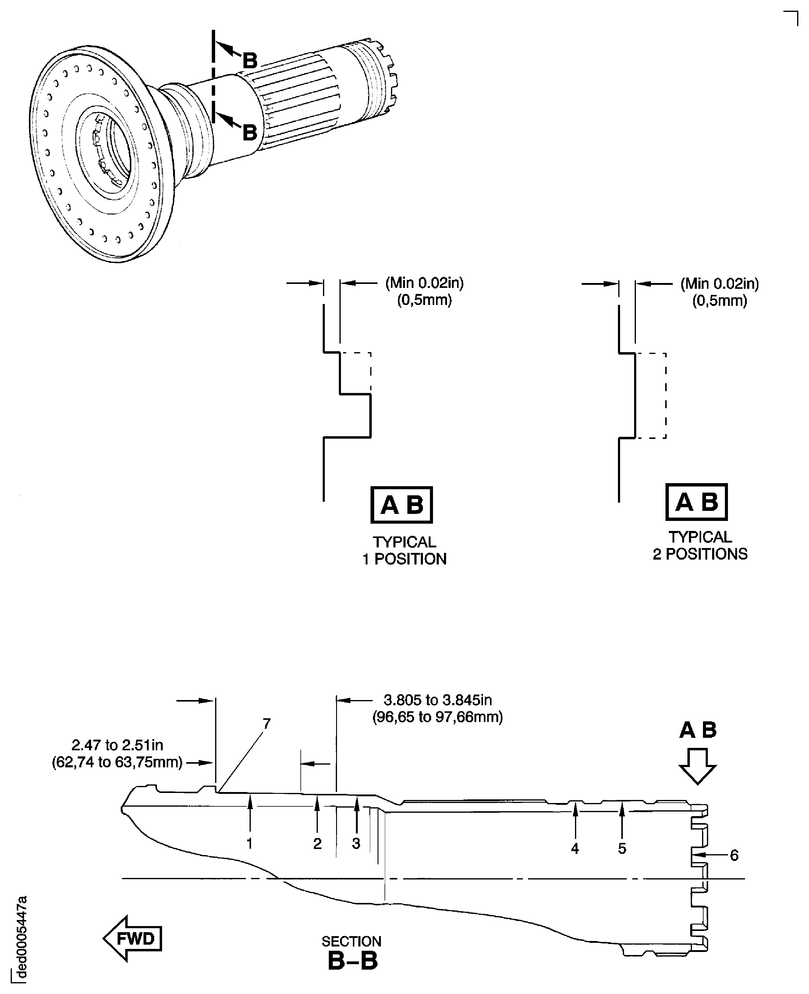 HPC Shaft Assembly Inspection Locations