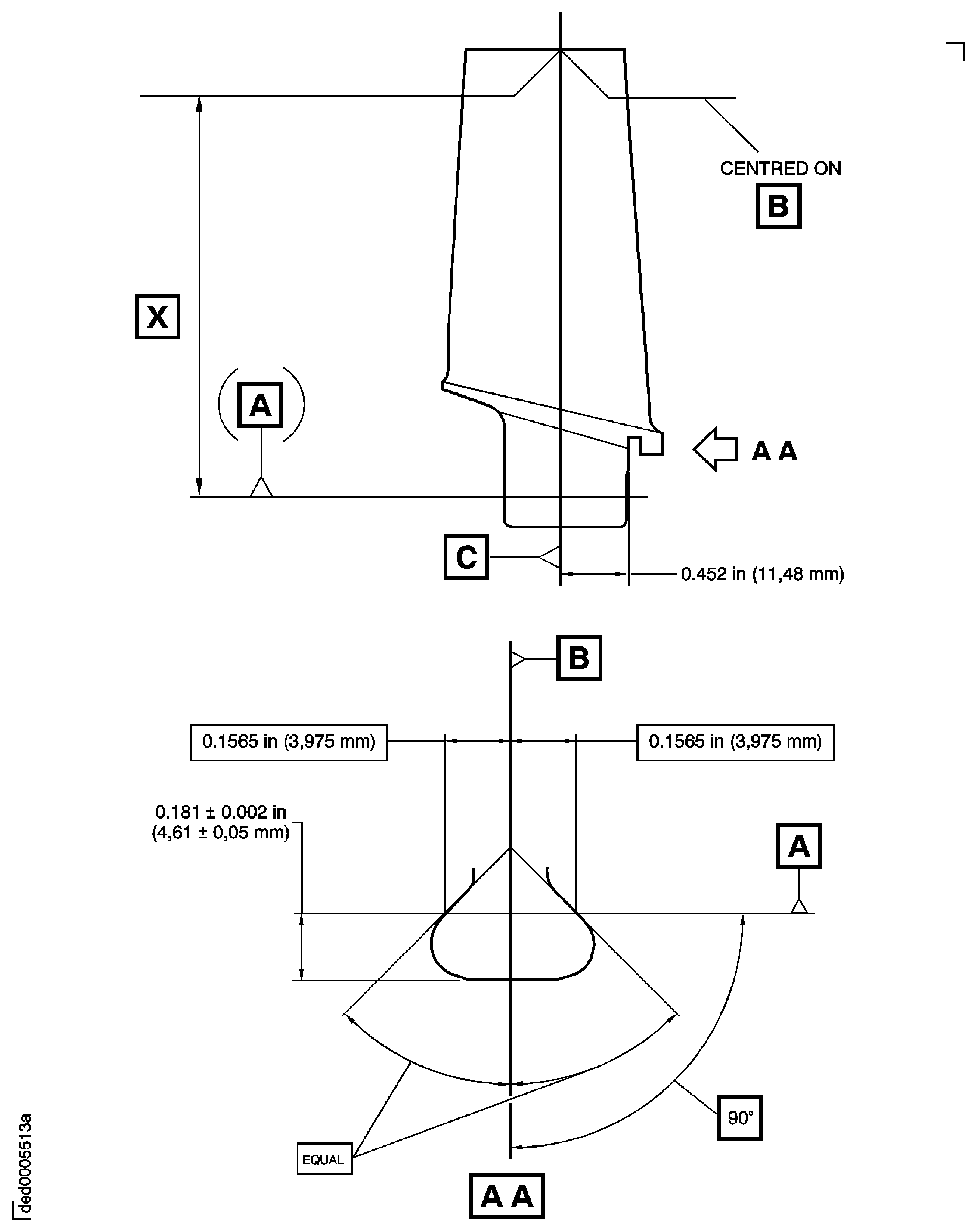 Pre SBE 72-0490: Stage 5 Rotor Blades