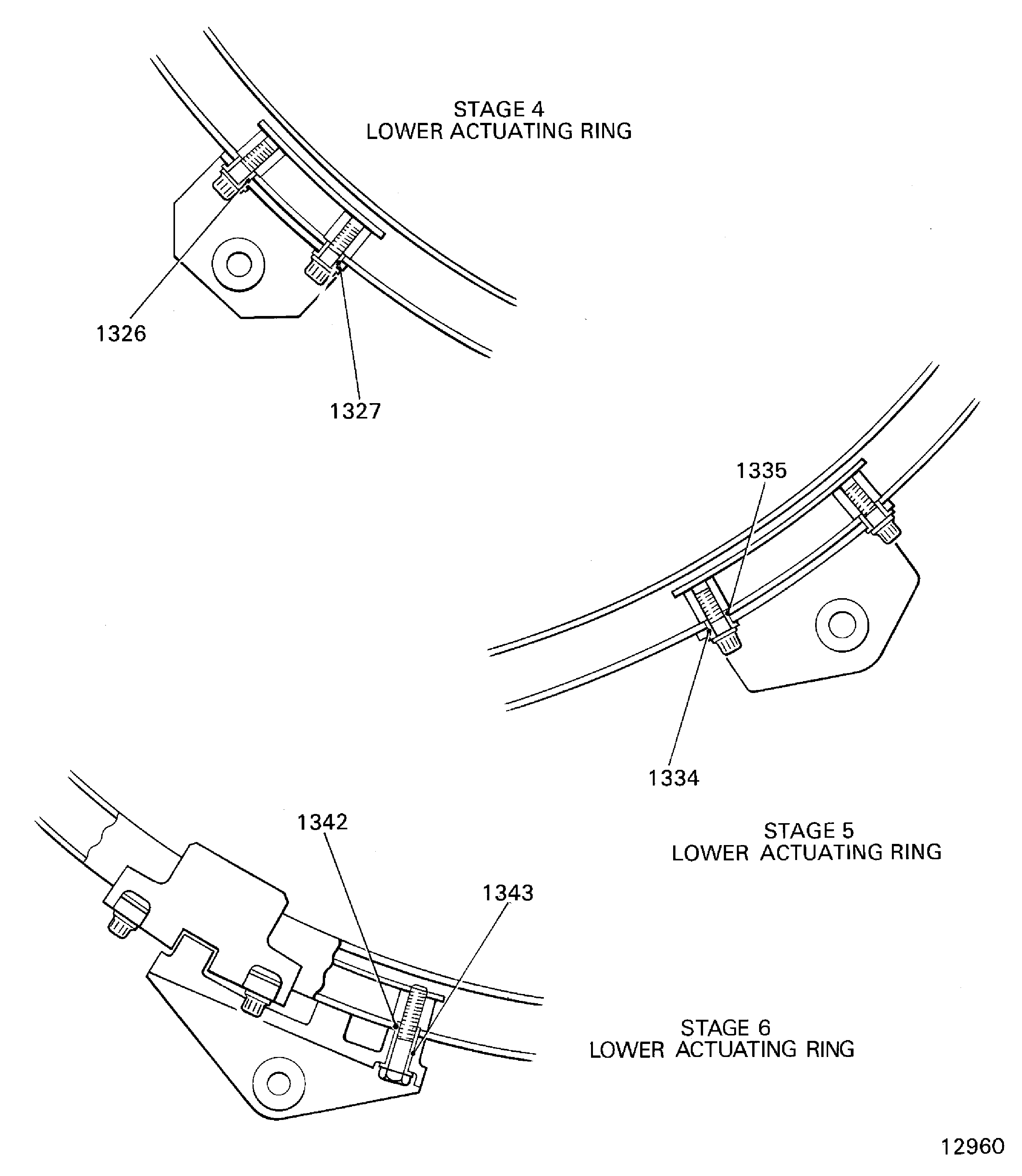 Locations for the fits and clearances