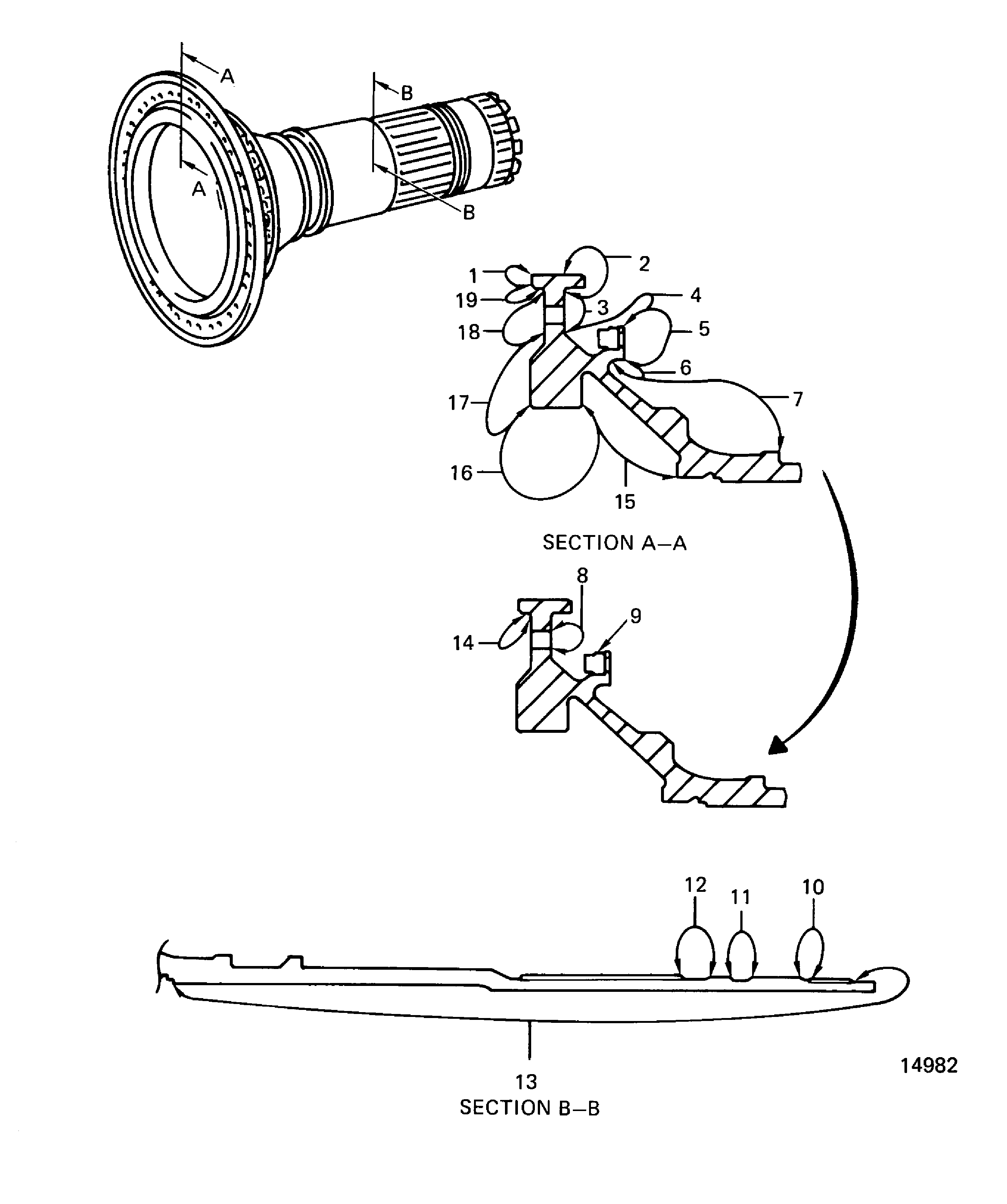 HPC Shaft Assembly Inspection Locations