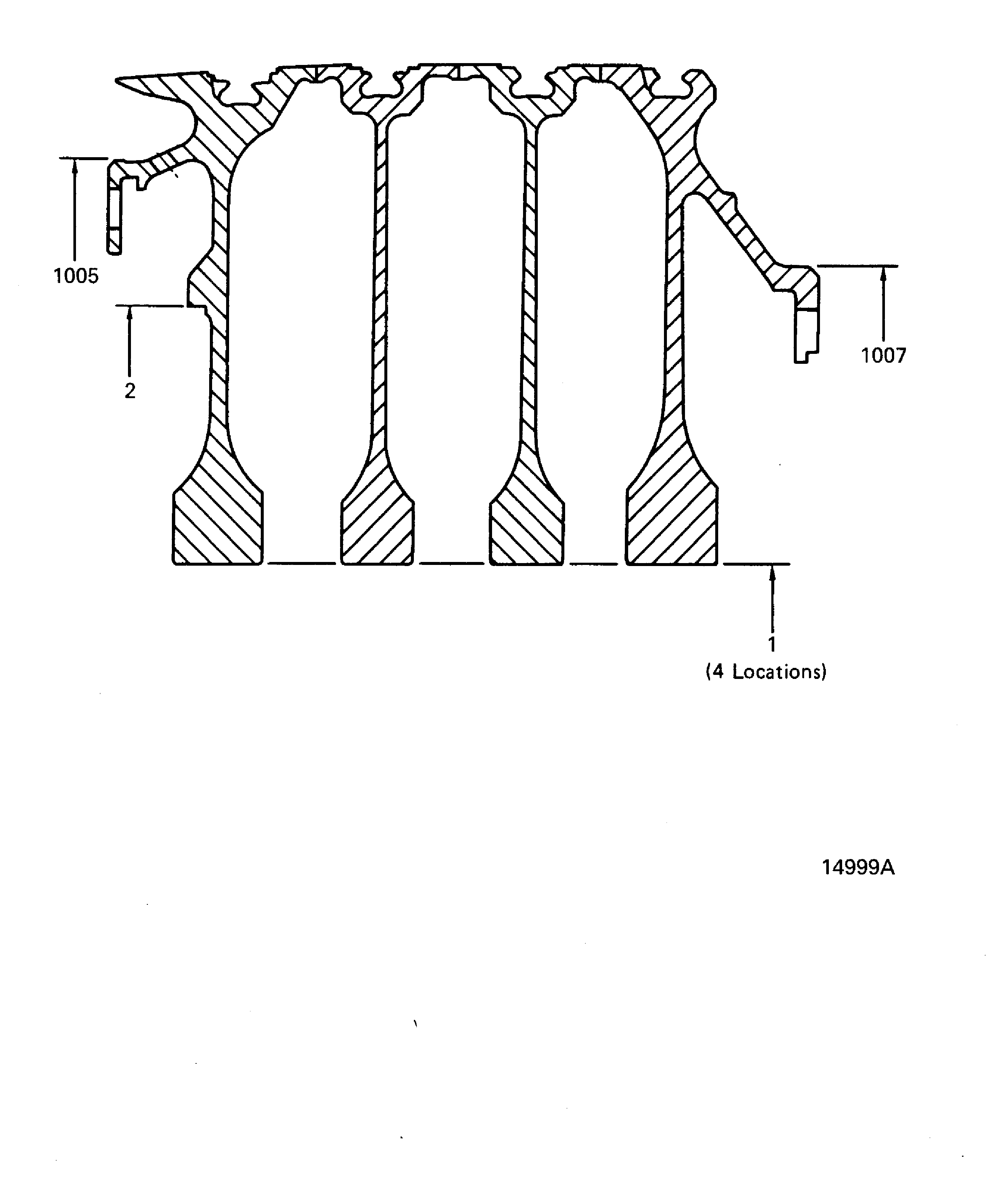 Rear HPC disk inspection locations