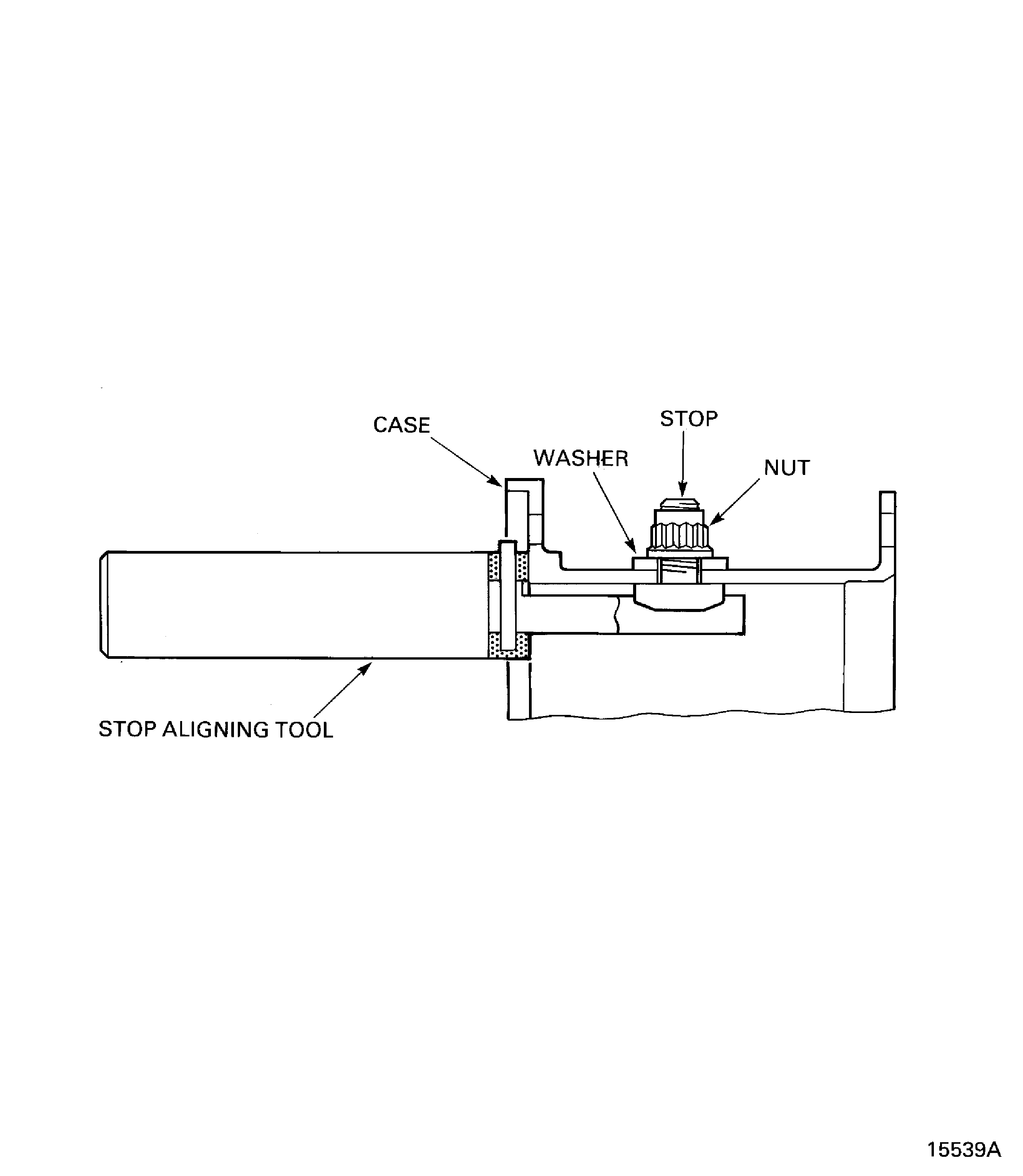Install the stage 9 stator vane stops