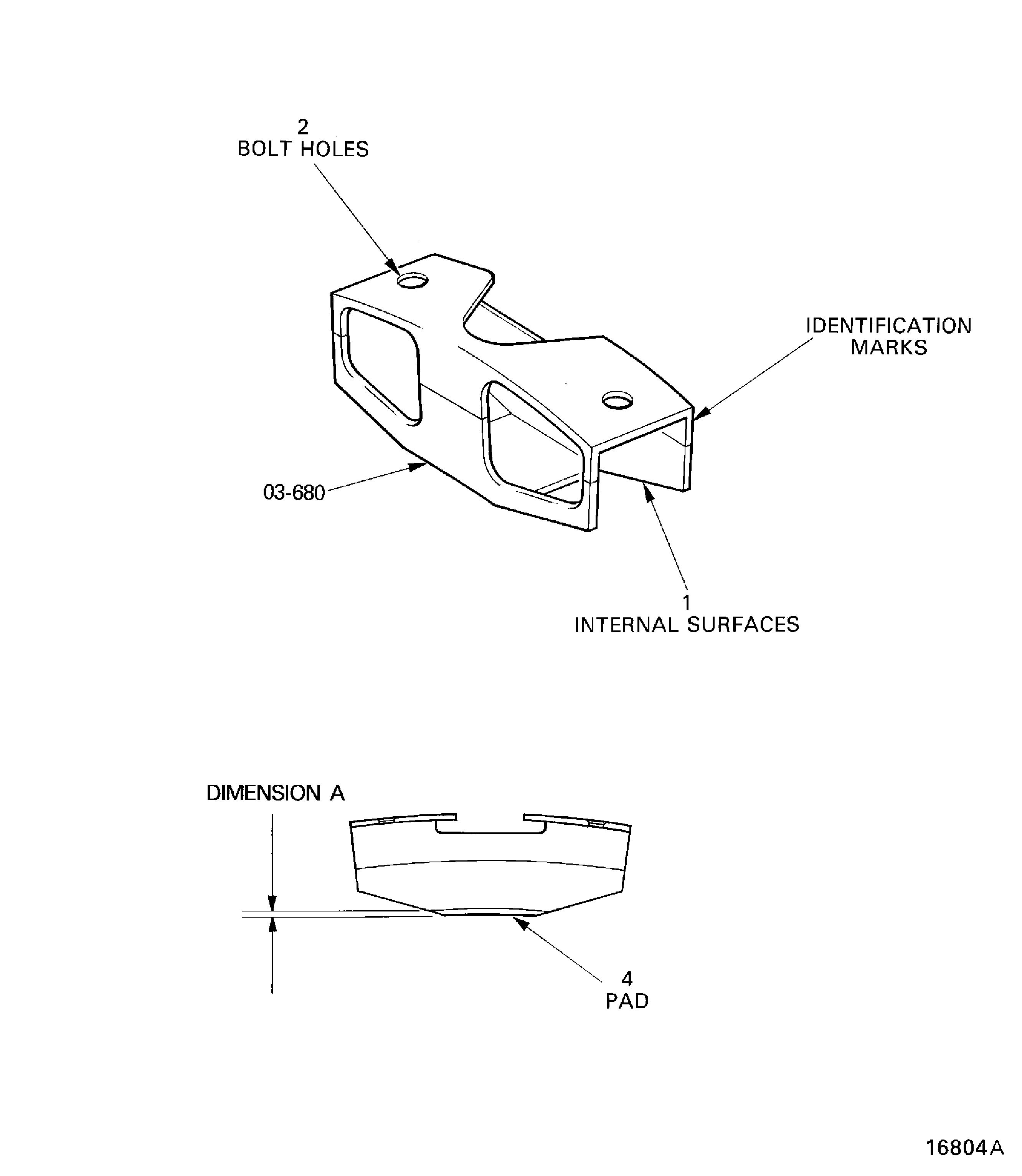 Stage 3 Centralizing Pads and Housing
Assemblies - Inspection Locations