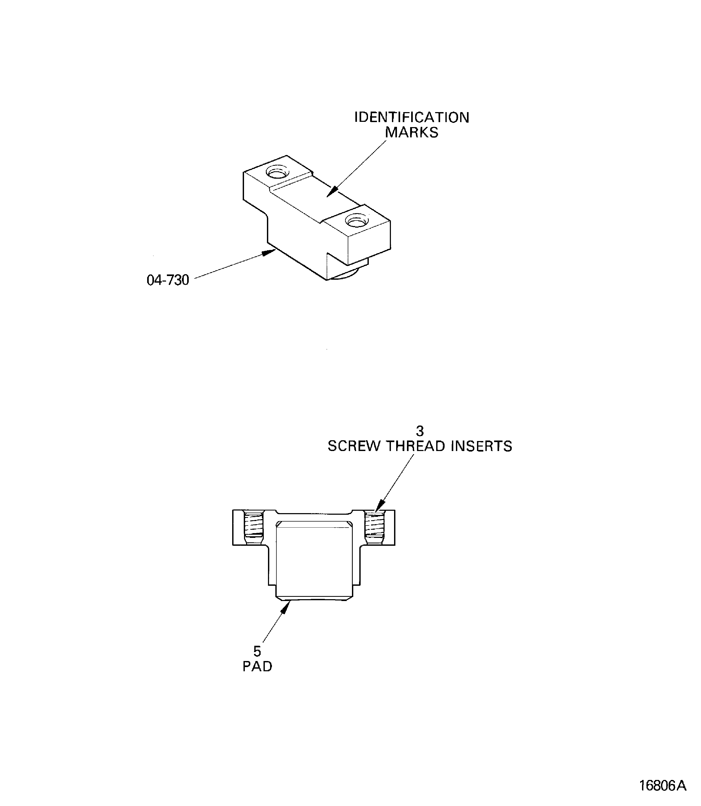 Stage 4 Centralizing Pads and Housing
Assemblies - Inspection Locations