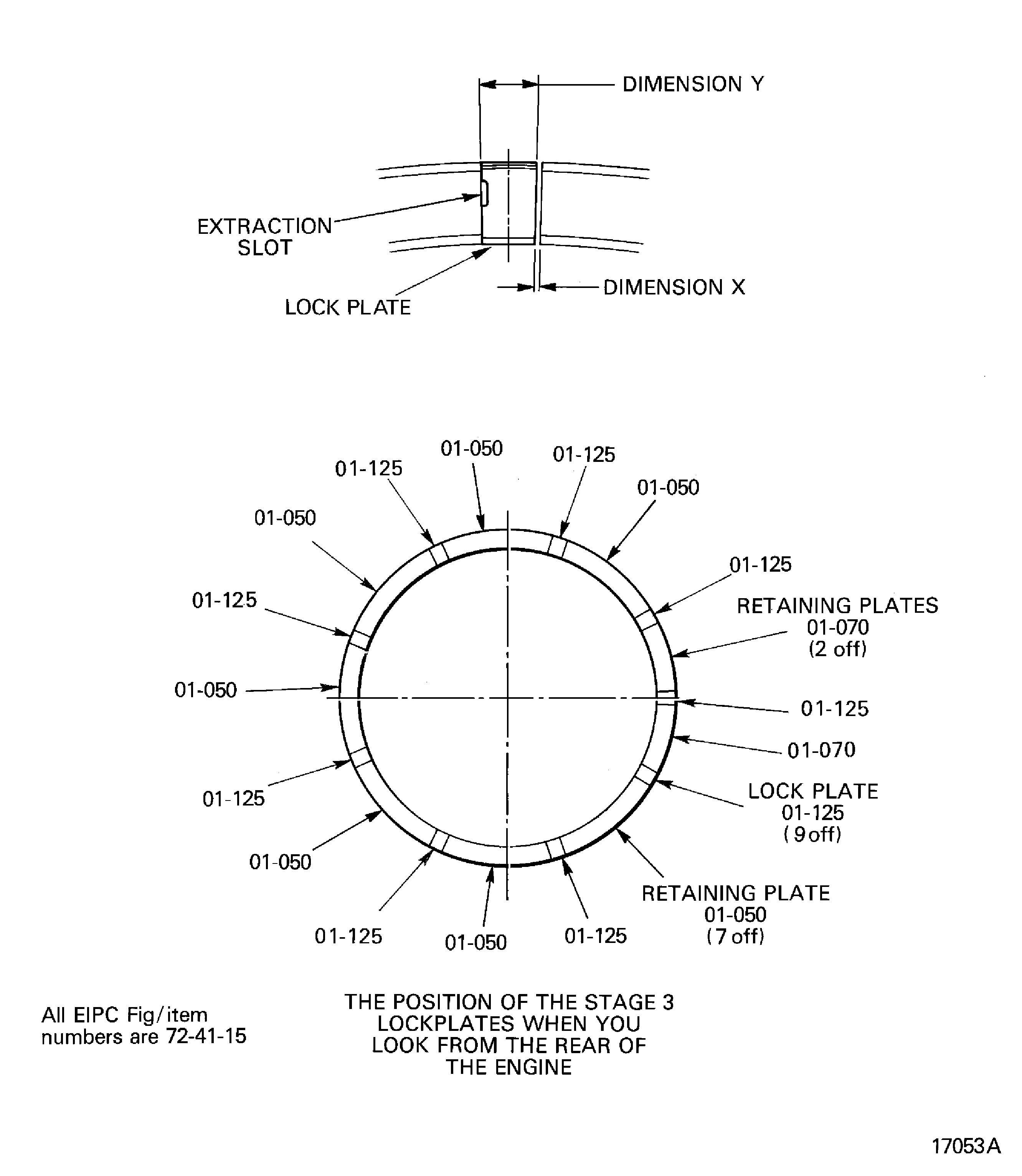 Install the stage 3 lockplates