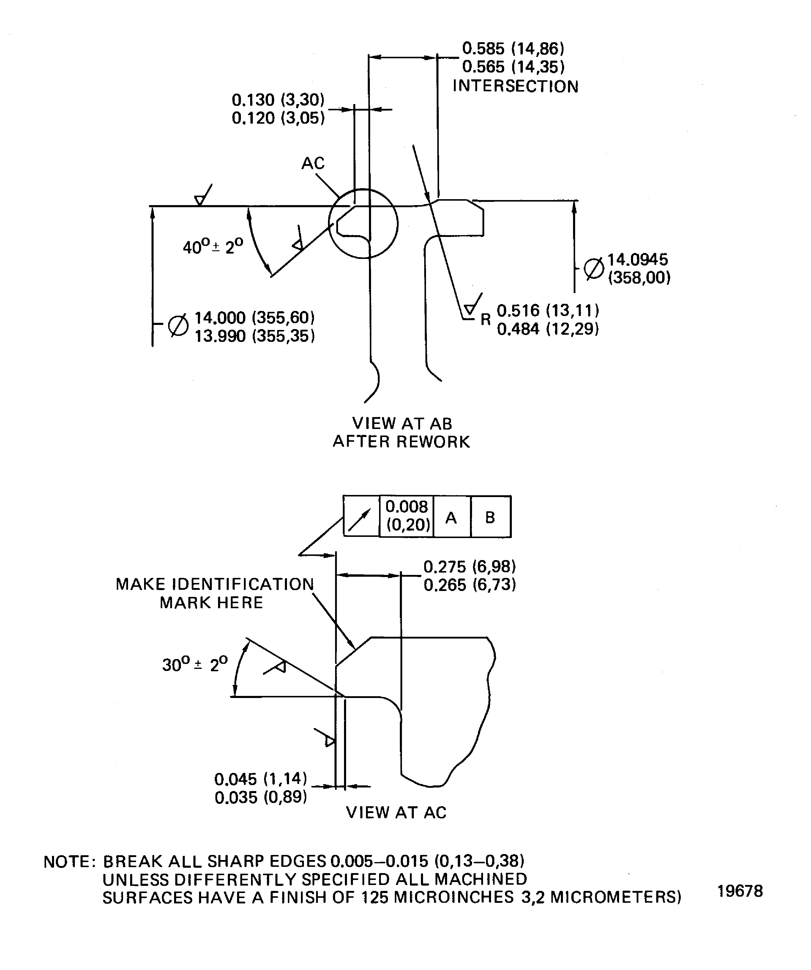 Rework of the HP compressor rear shaft