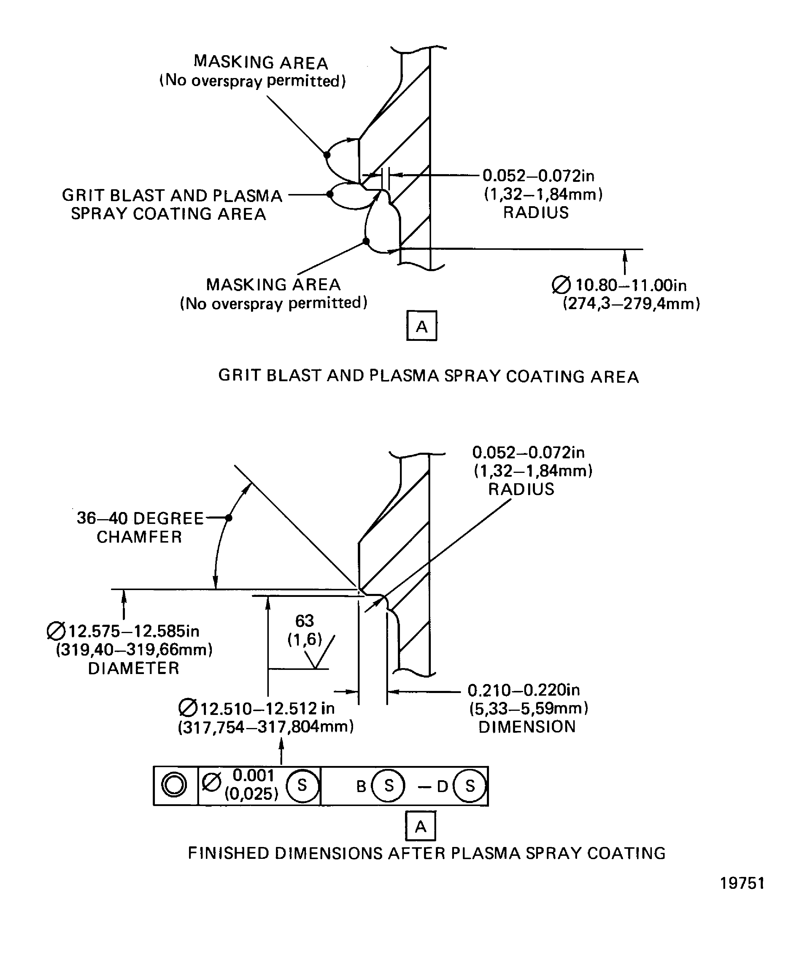 Stages 9 - 12 HP compressor disk repair locations