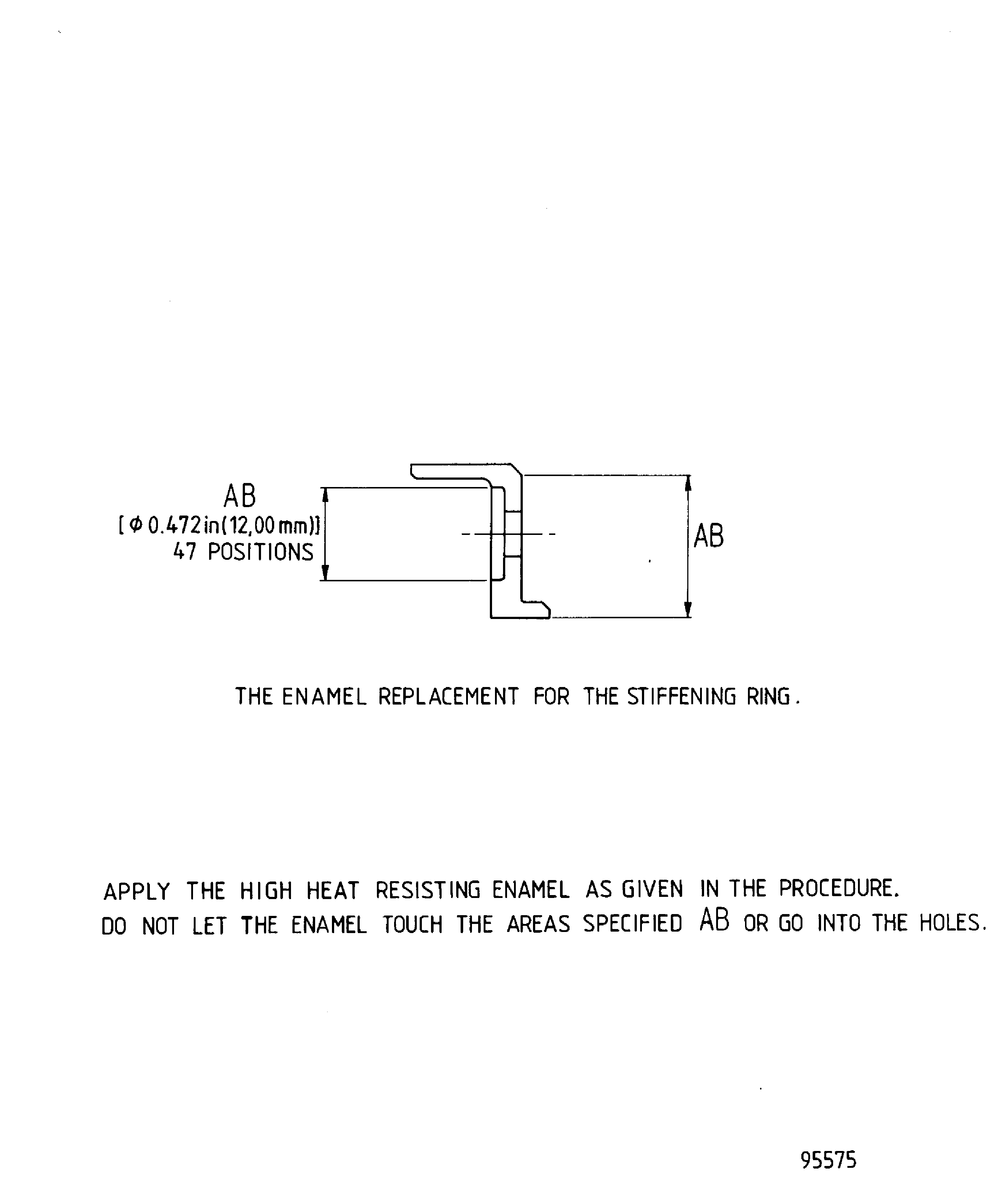Repair details and dimensions - Assy A