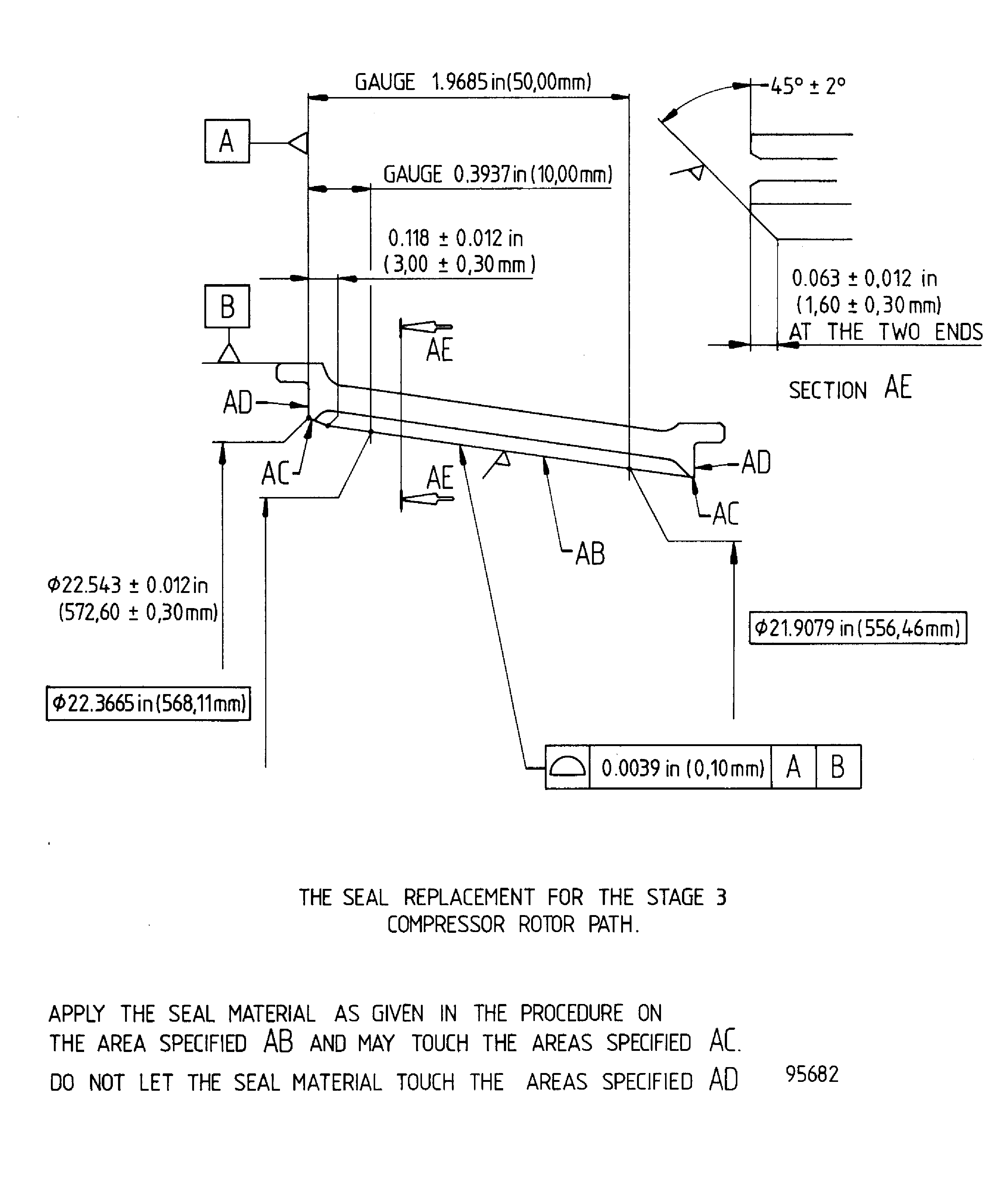Repair details and dimensions