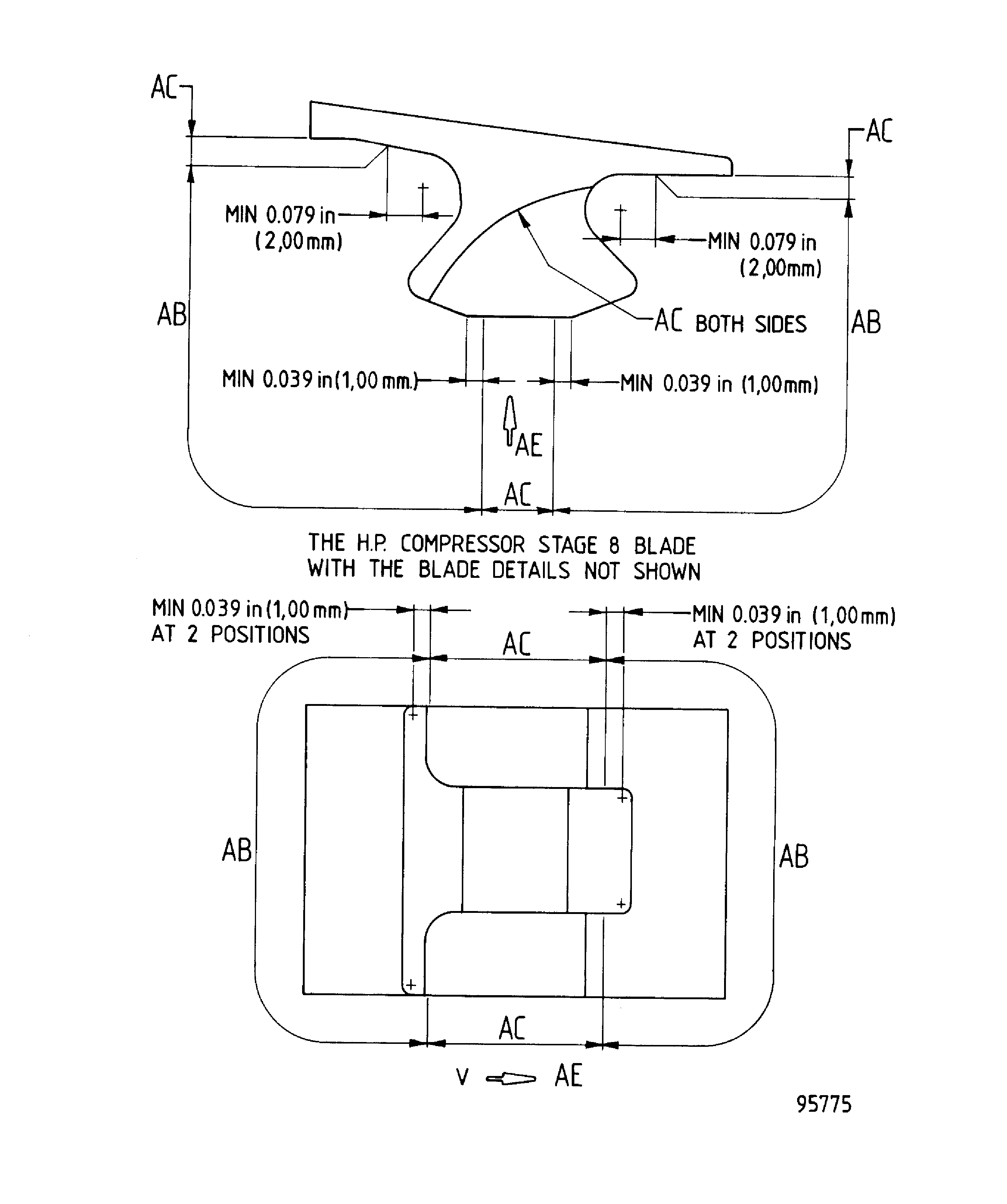 Repair Details and Dimensions - Assembly B