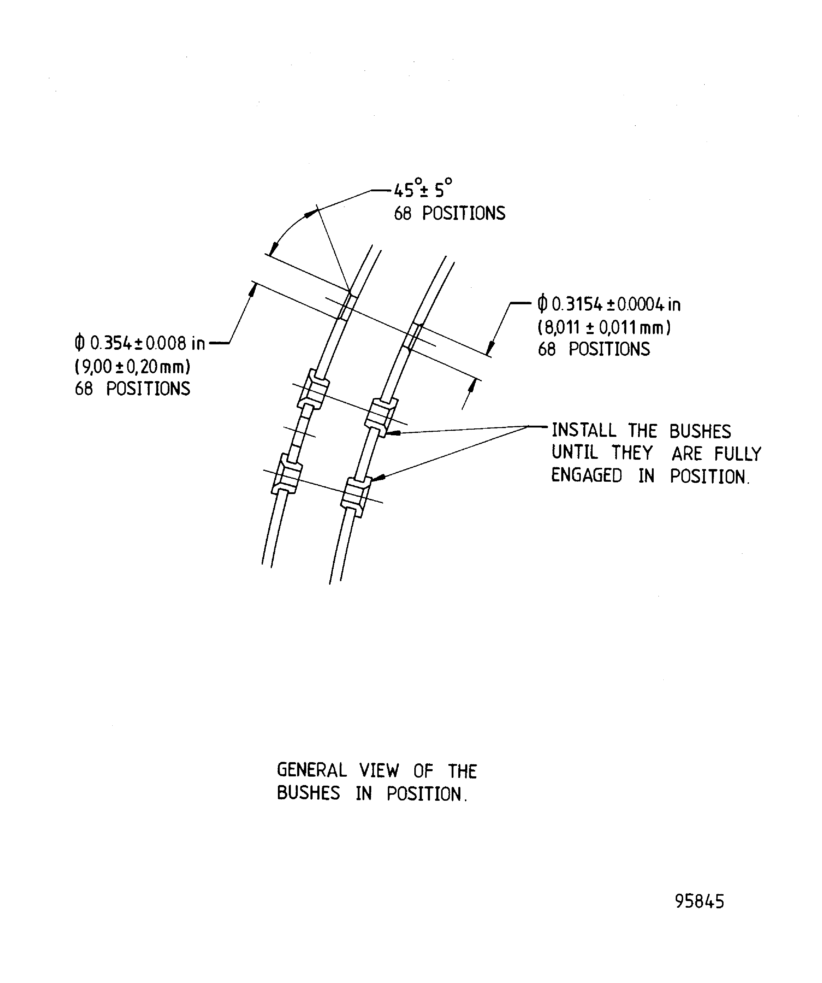 Repair details and dimensions