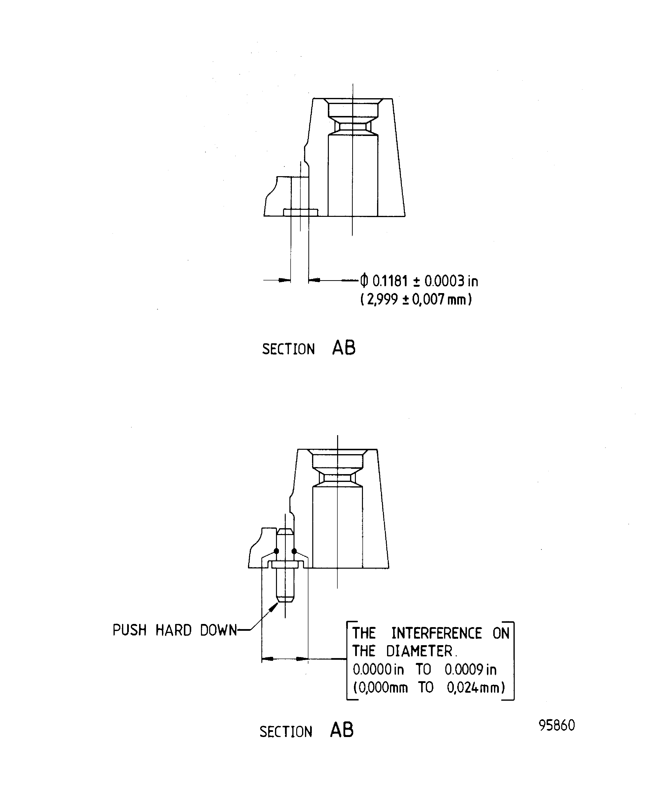 Repair details and dimensions
