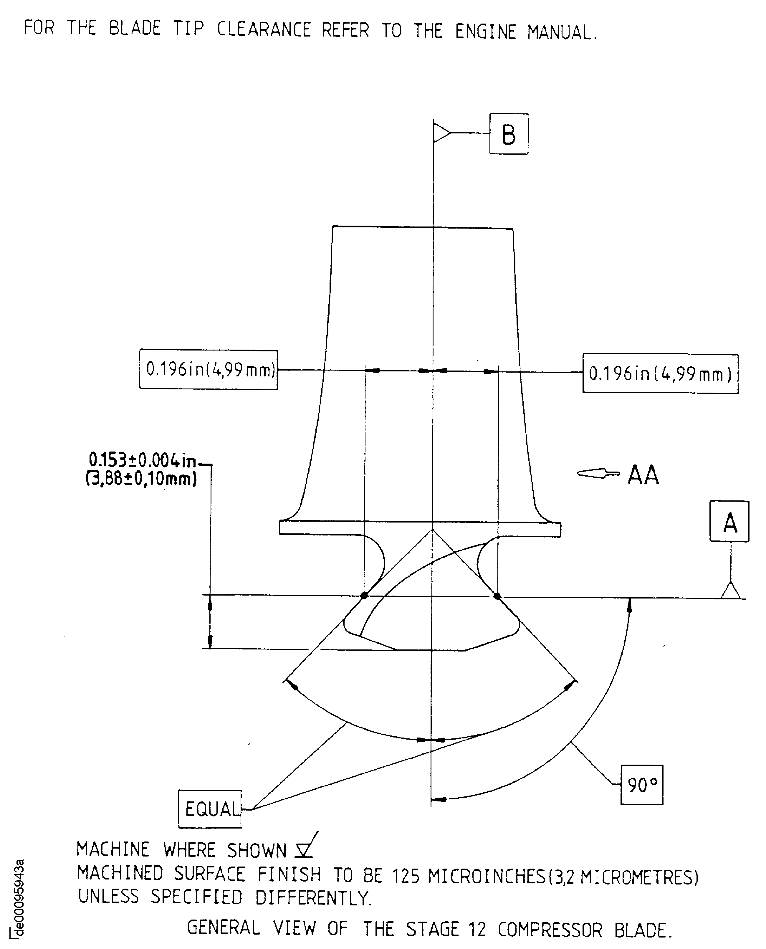 Repair details and dimensions - Assembly A and Assembly B