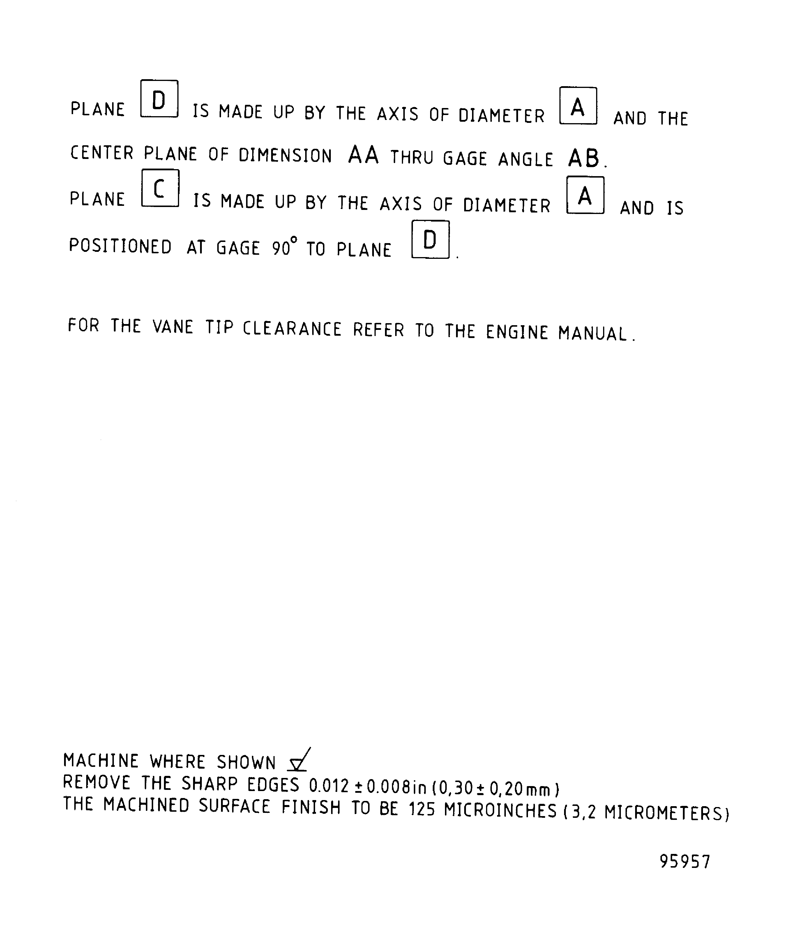 Repair details and dimensions