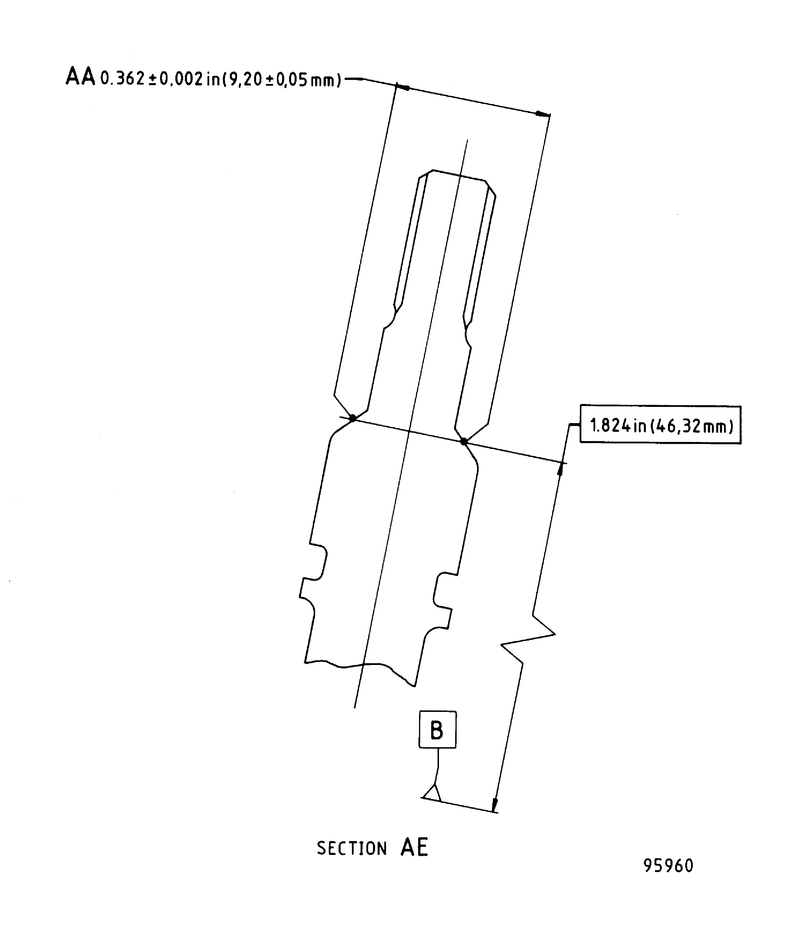 Repair details and dimensions - Assembly A and Assembly B