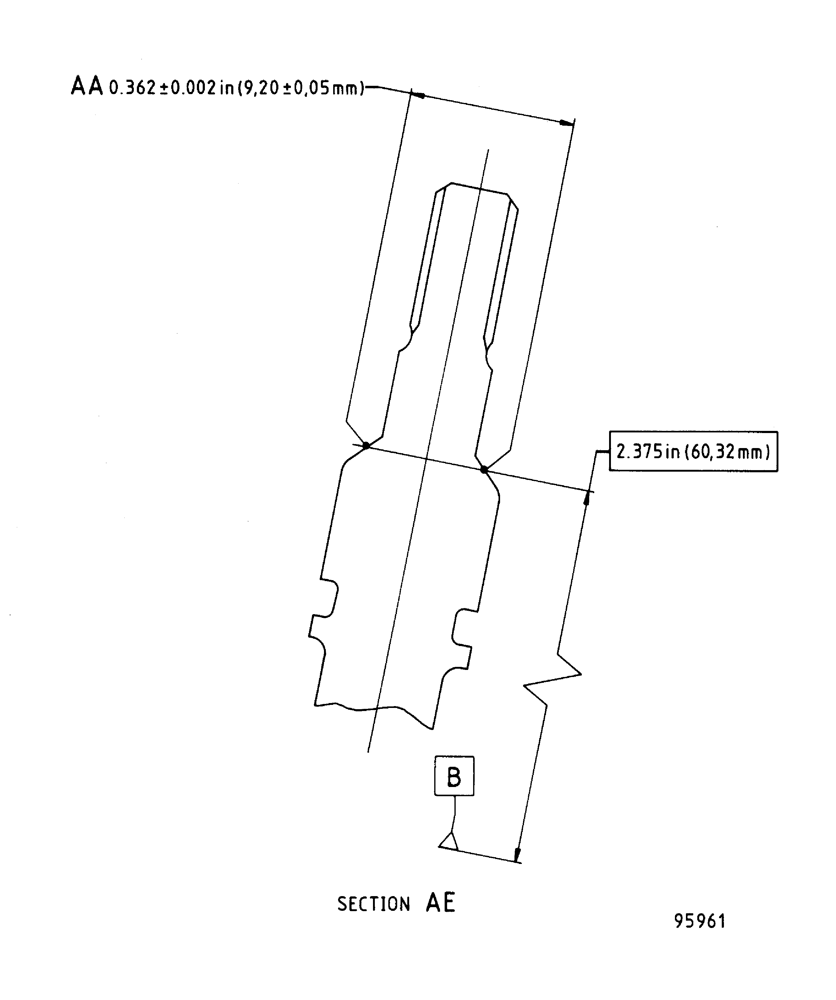 Repair details and dimensions - Assembly C and Assembly D
