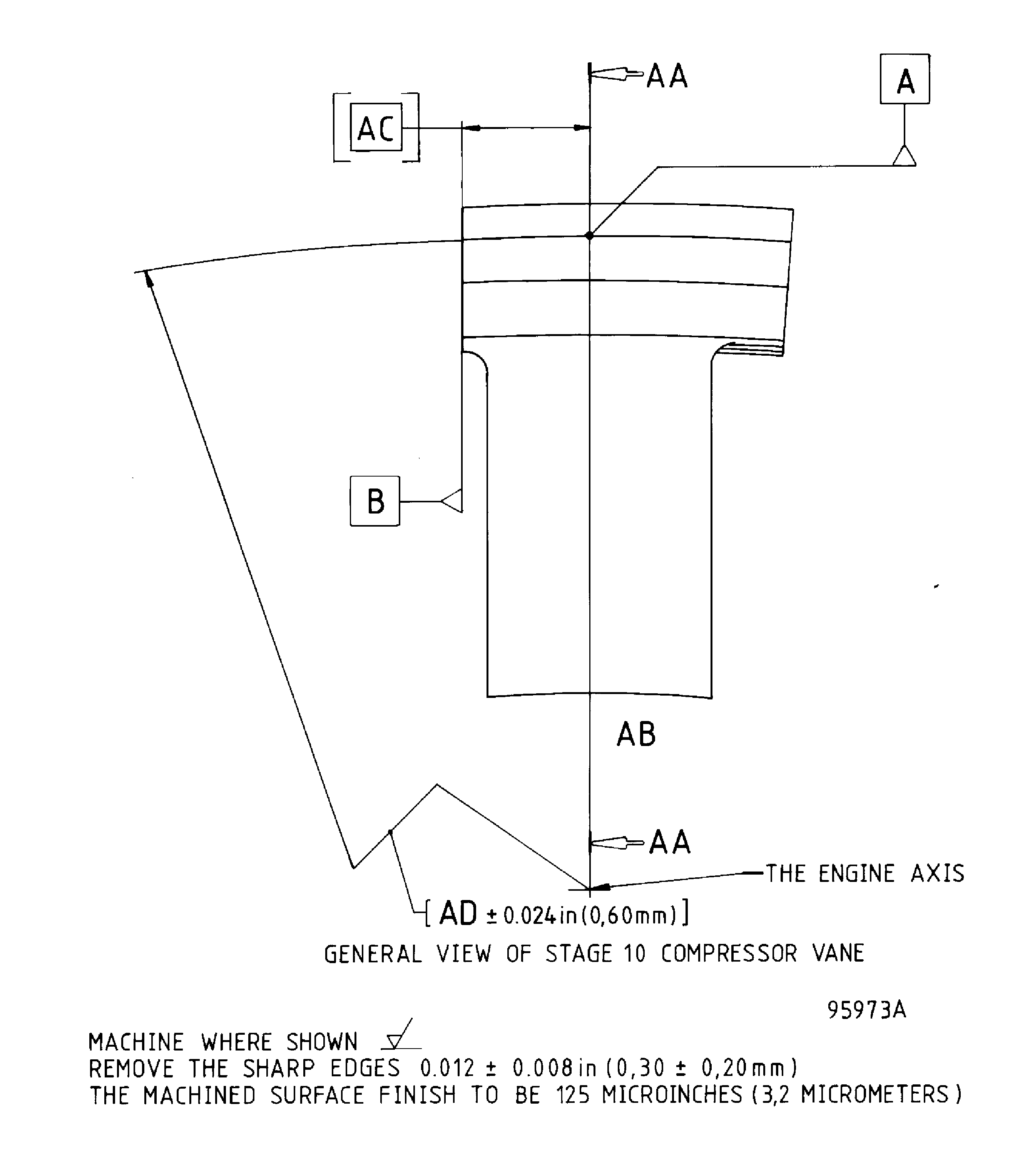 Repair details and dimensions - Assembly A and Assembly B