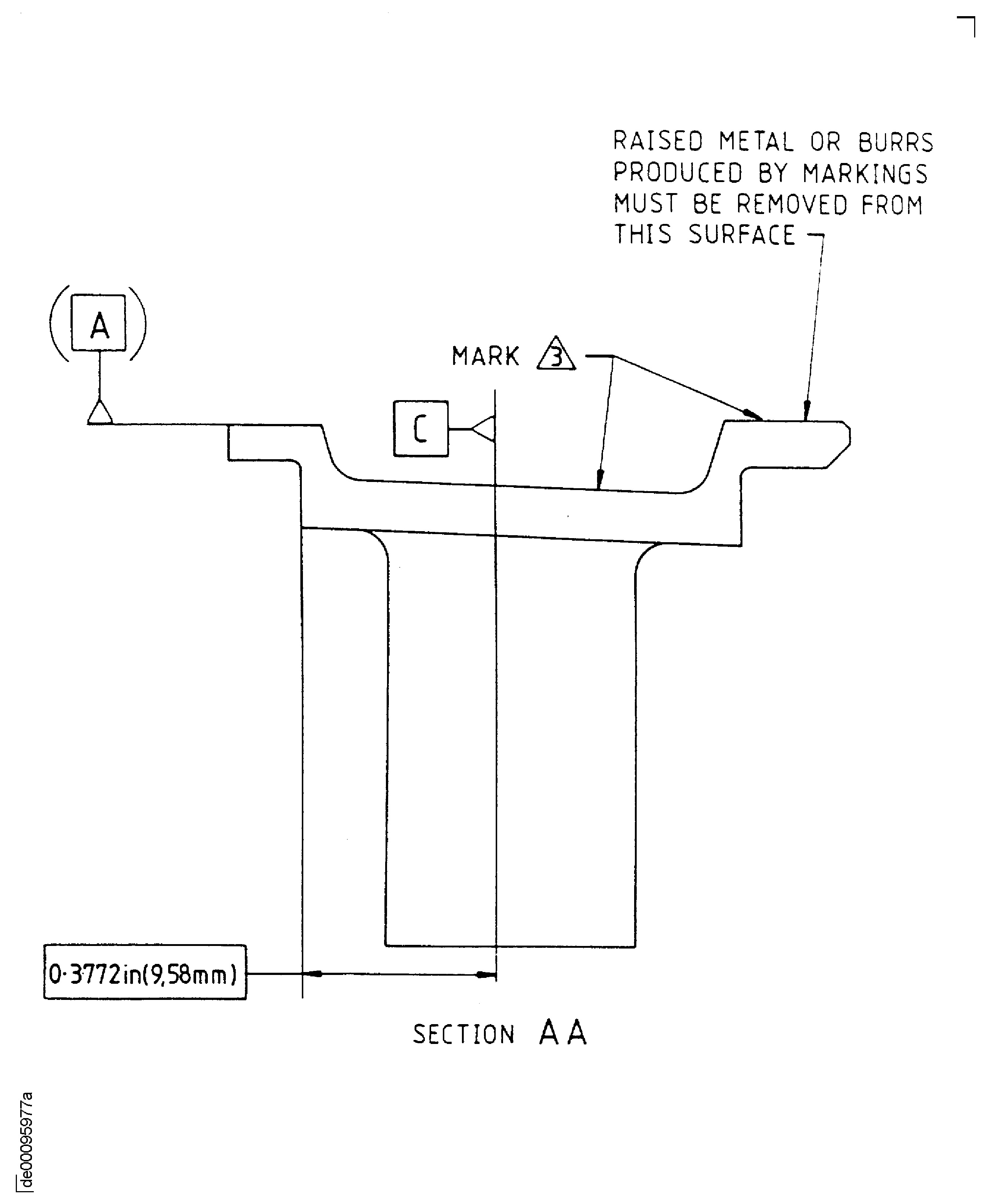 Repair details and dimensions - Assembly A