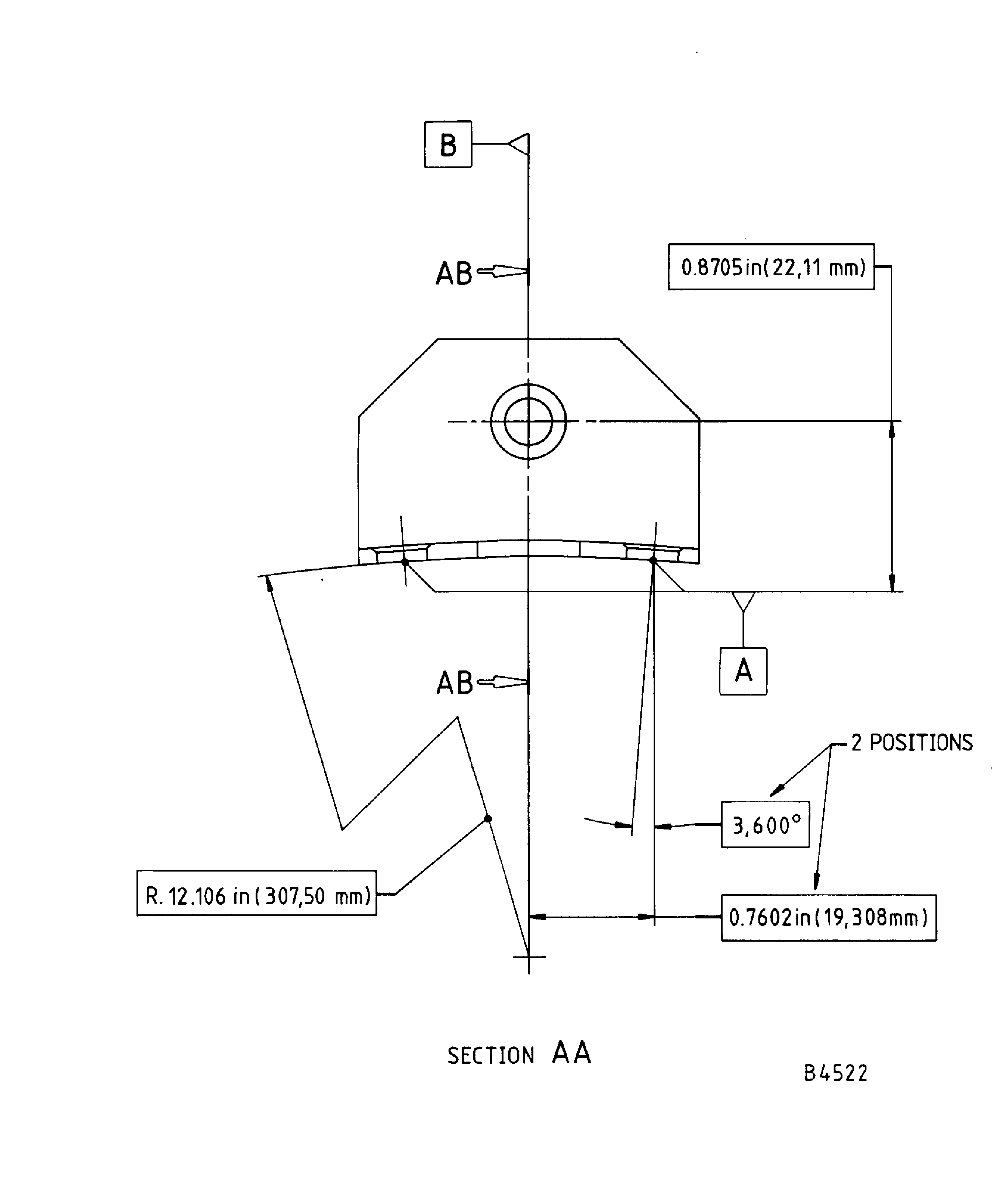 Repair details and dimensions - Assembly A