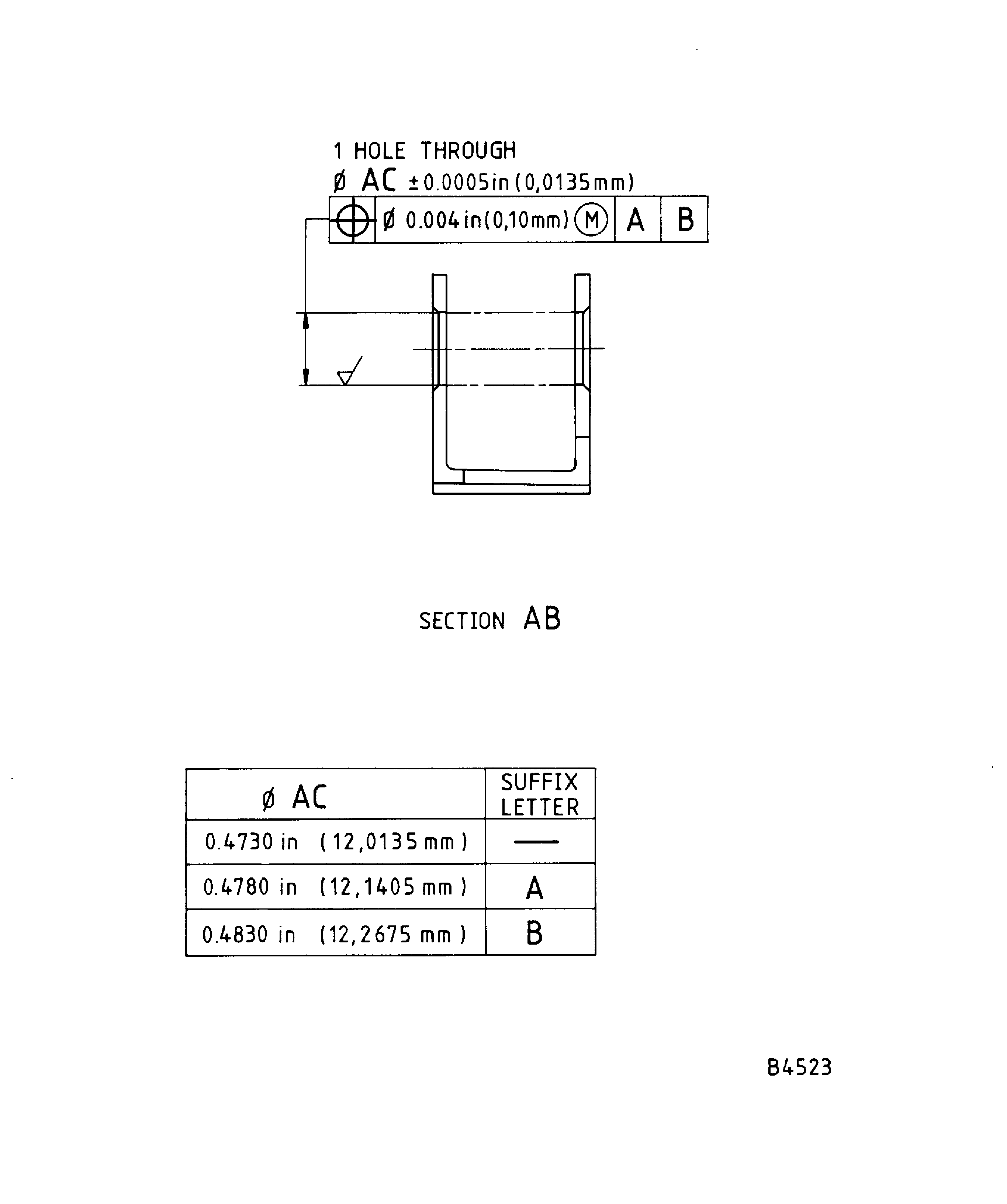 Repair details and dimensions - Assembly A