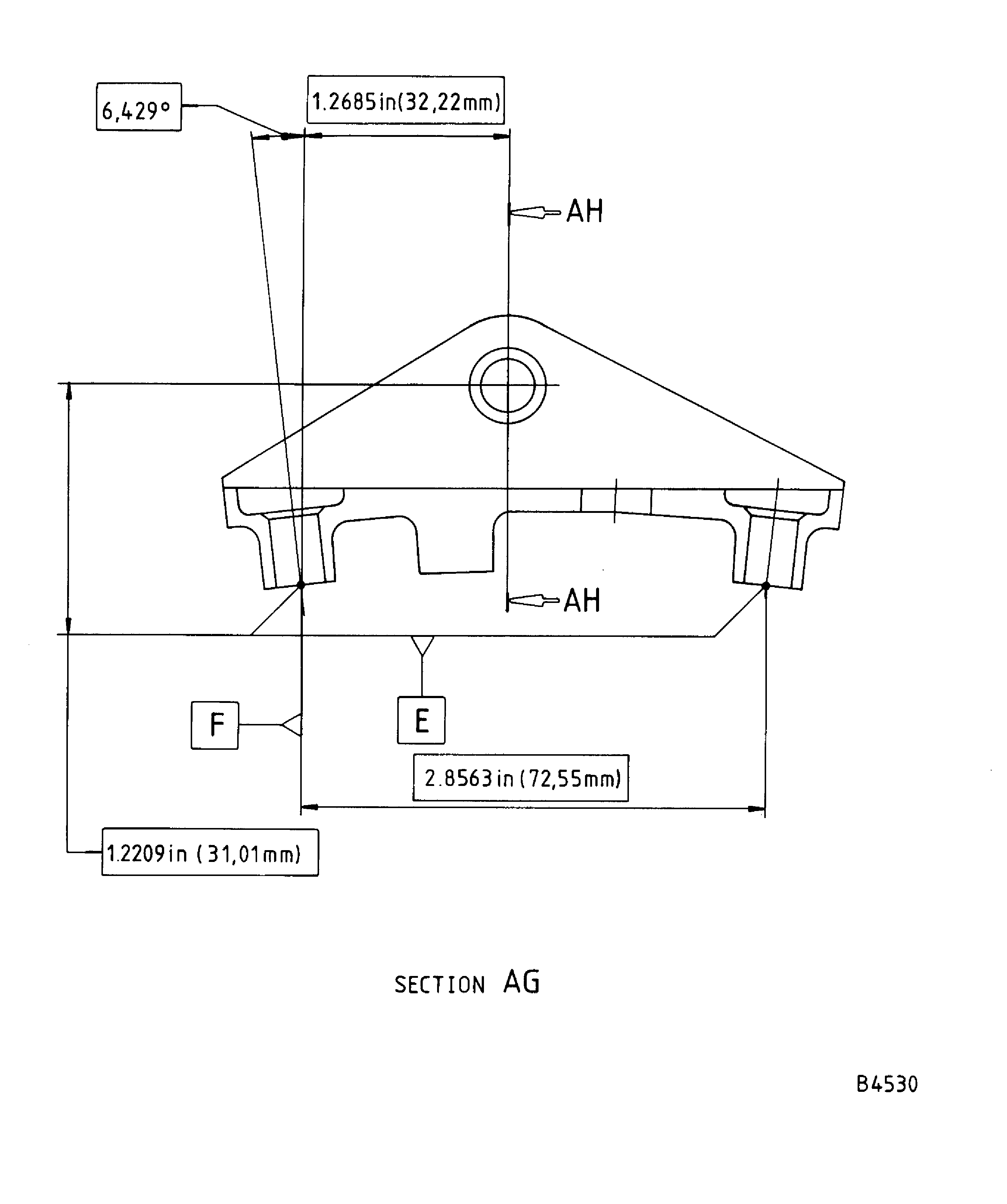 Repair details and dimensions - Assembly C