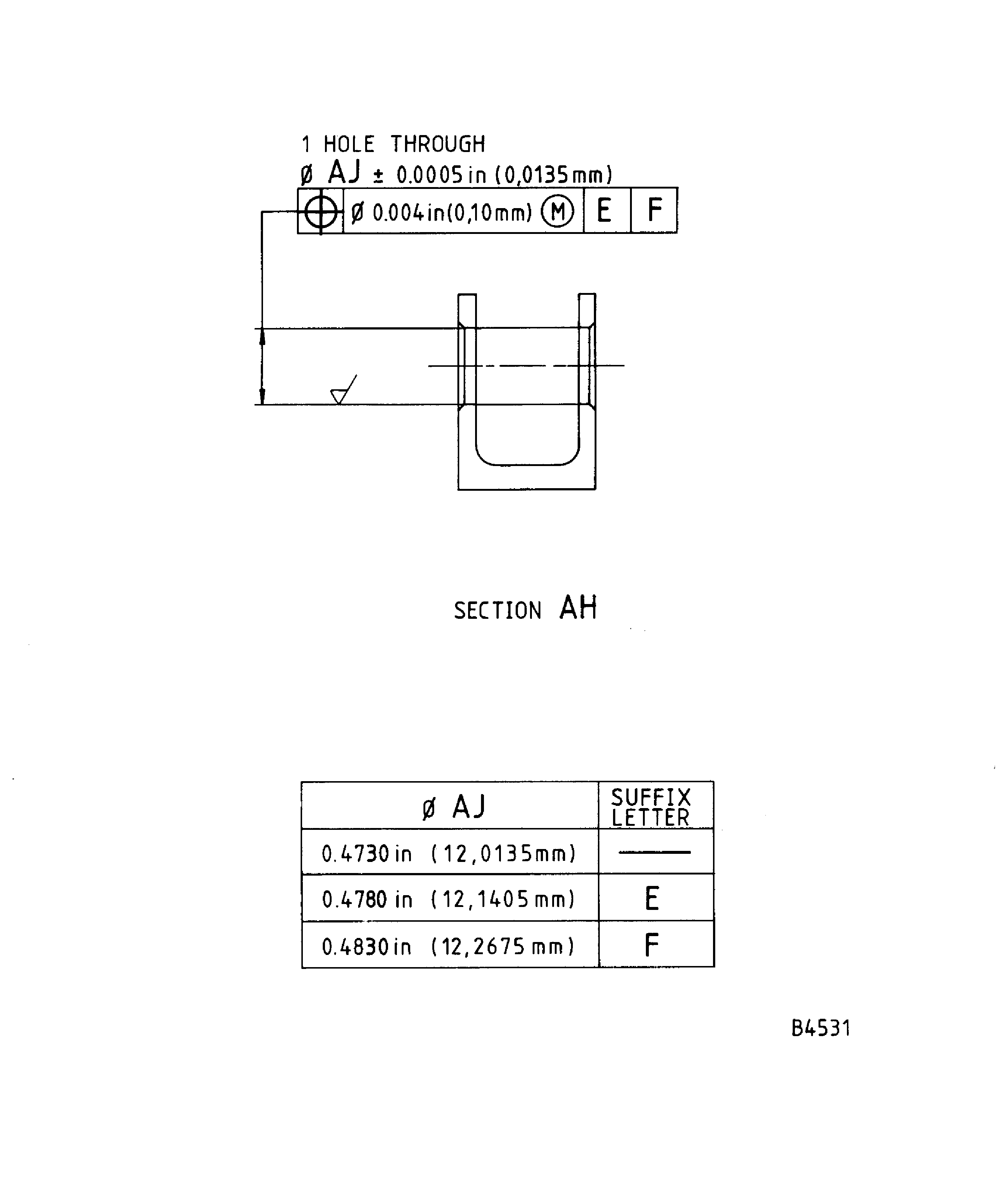 Repair details and dimensions - Assembly C