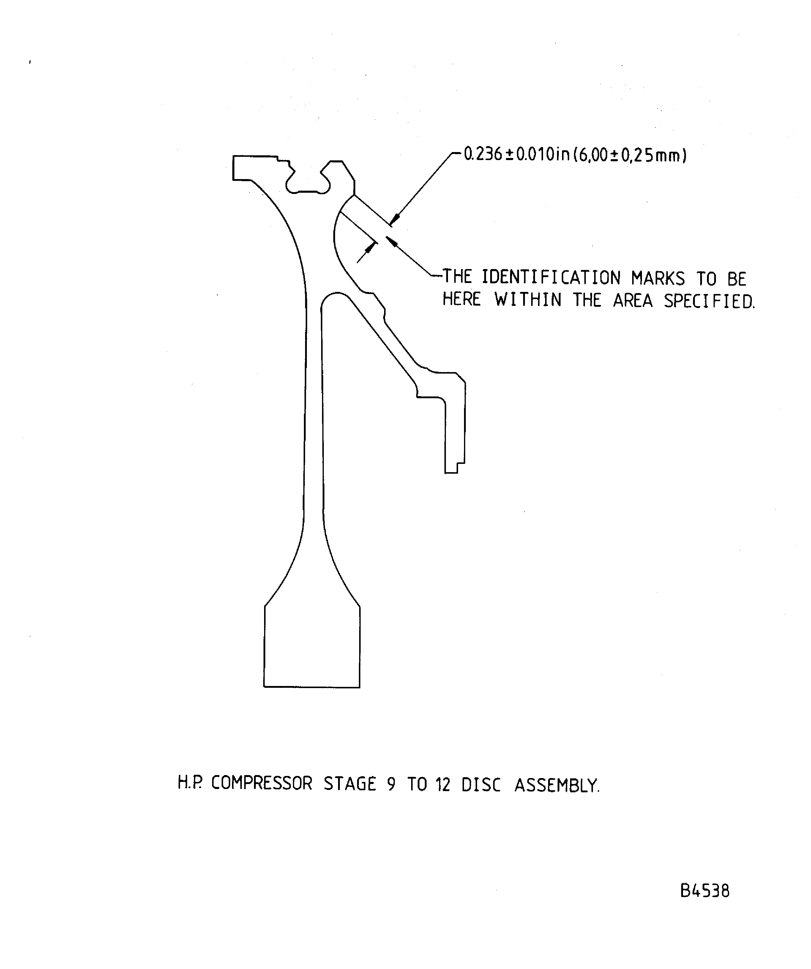 Repair details and dimensions - Assy A and Assy B