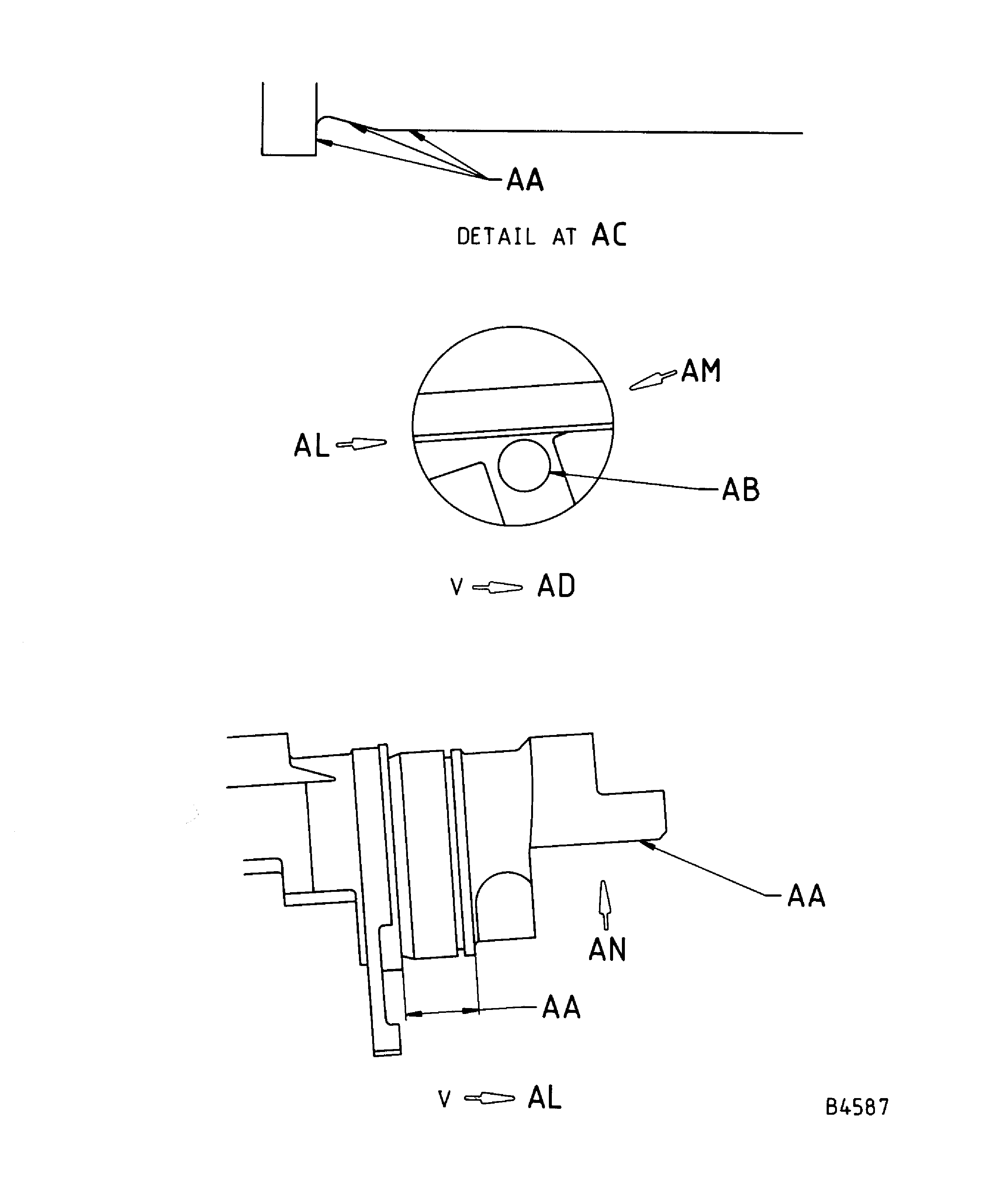 Repair Details and Dimensions - Assembly A