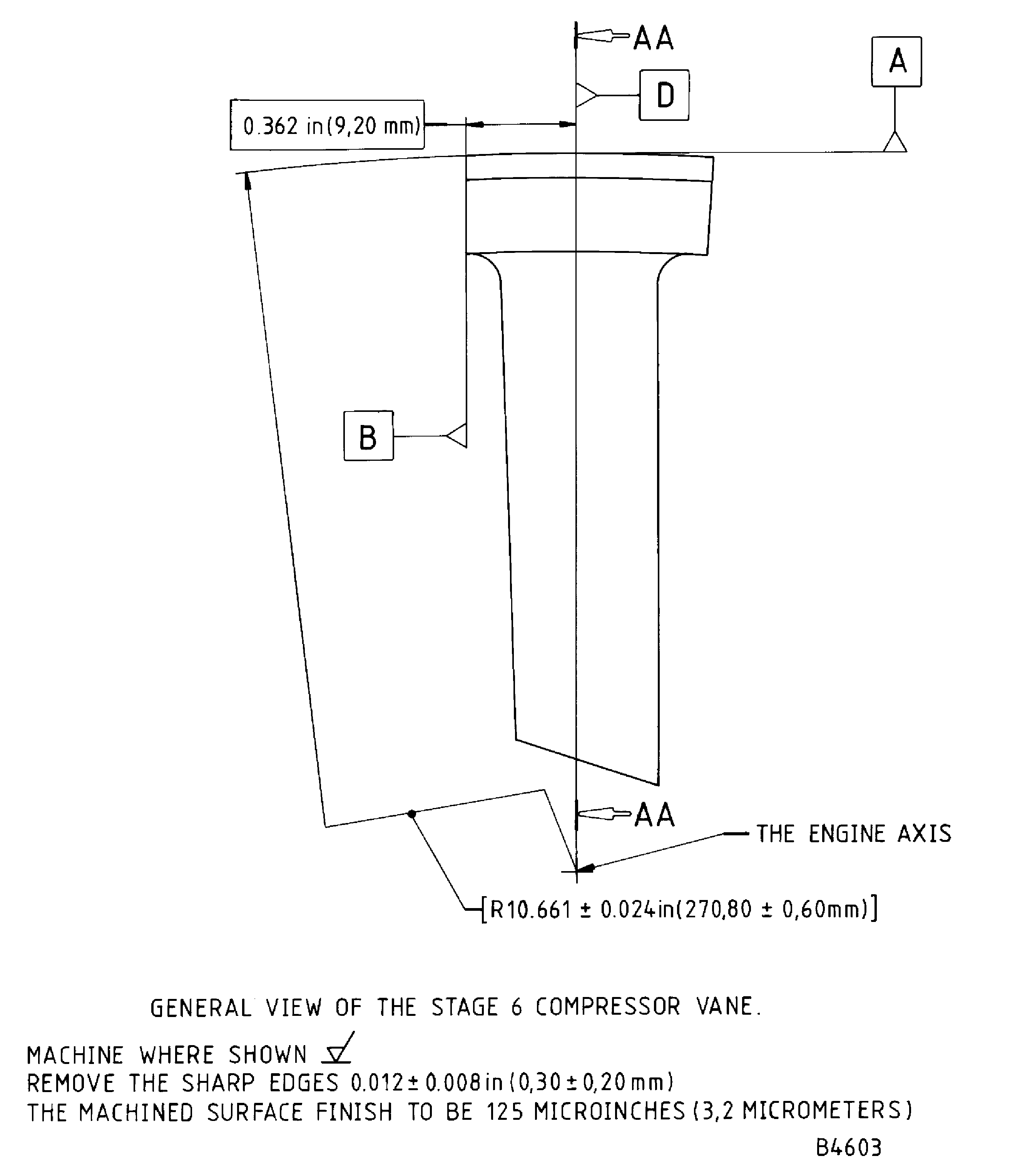 Repair details and dimensions