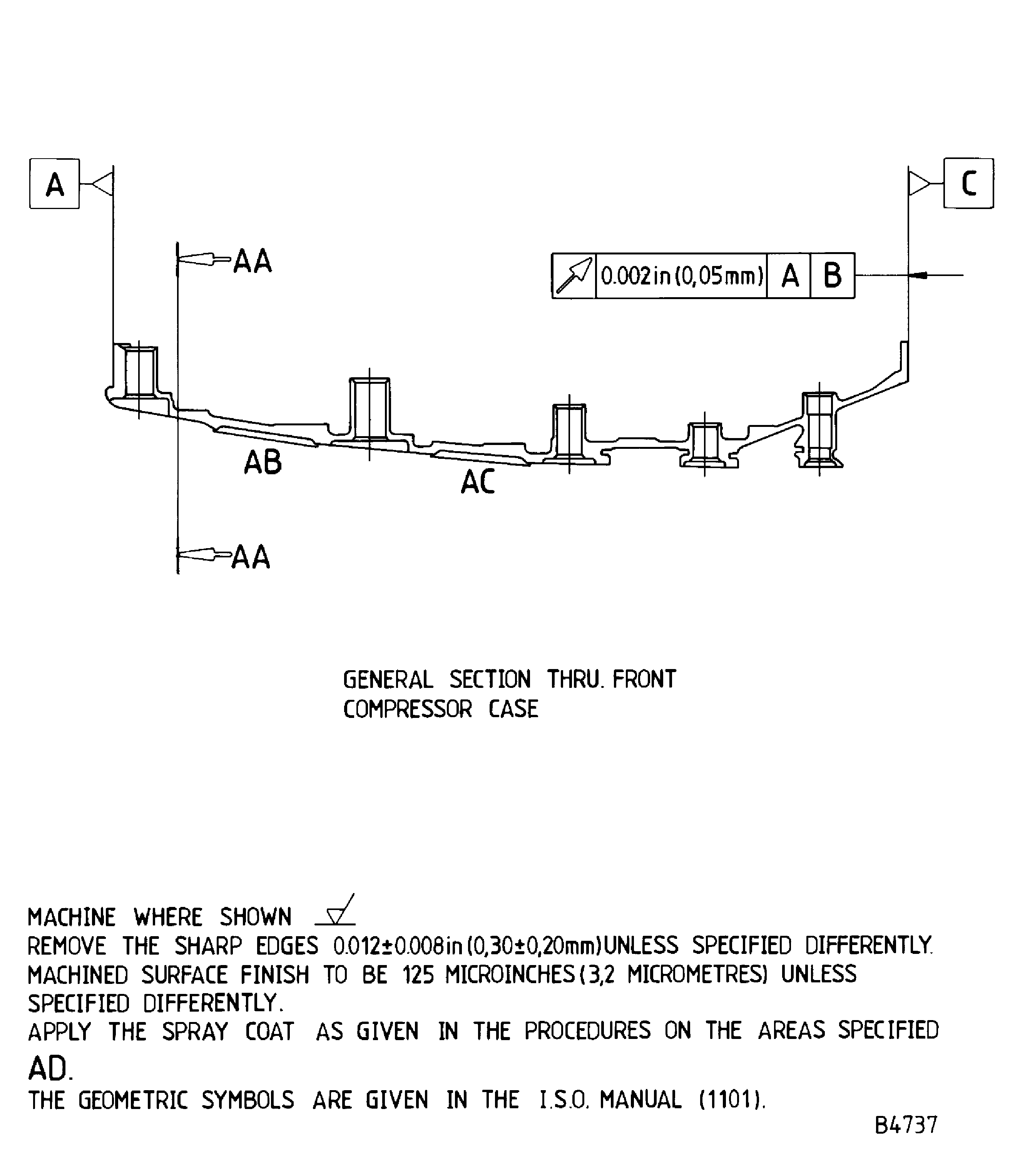 Repair details and dimensions - Assy A