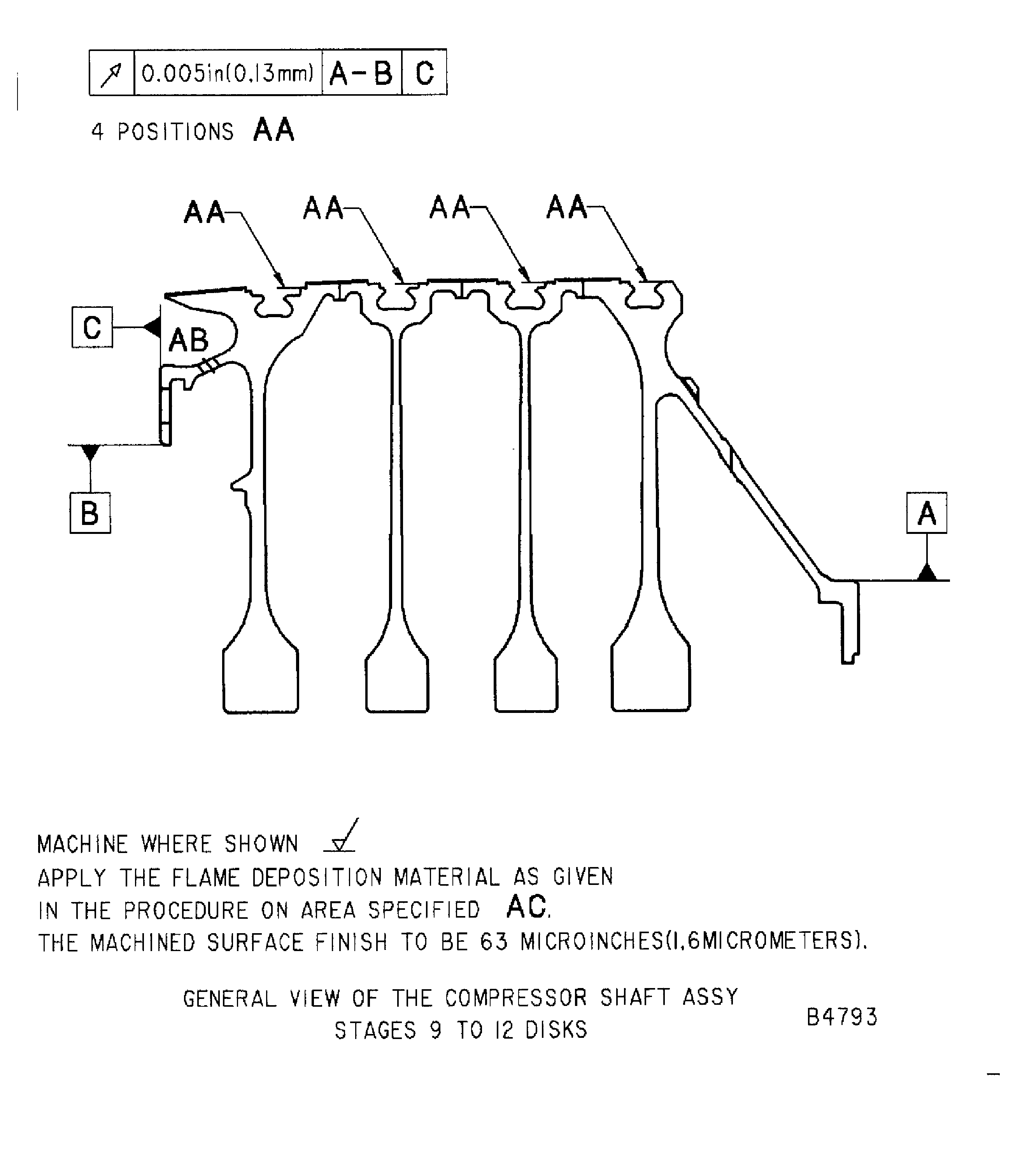 Repair Details And Dimensions - Assembly B