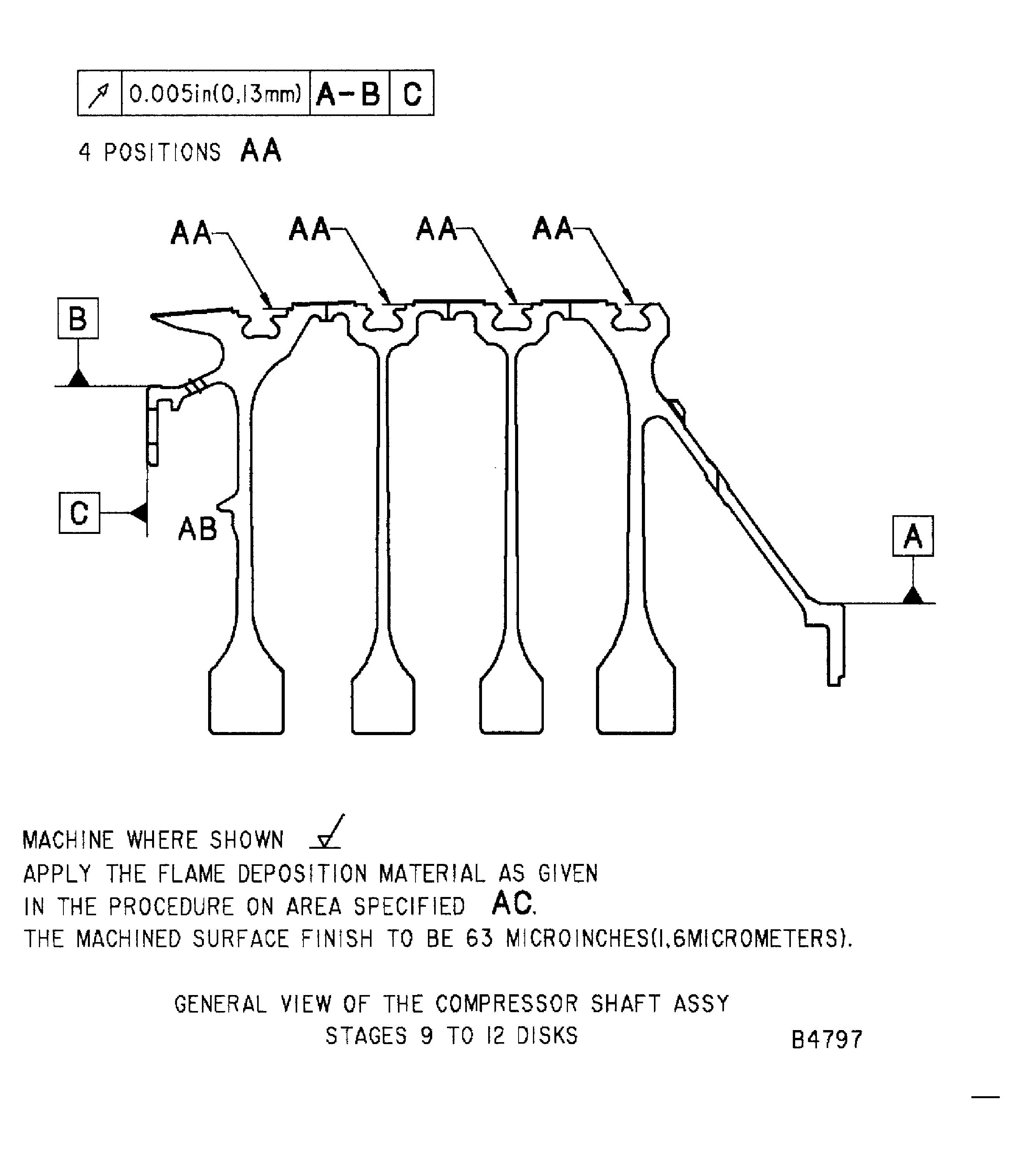 Repair Details And Dimensions - Assembly B
