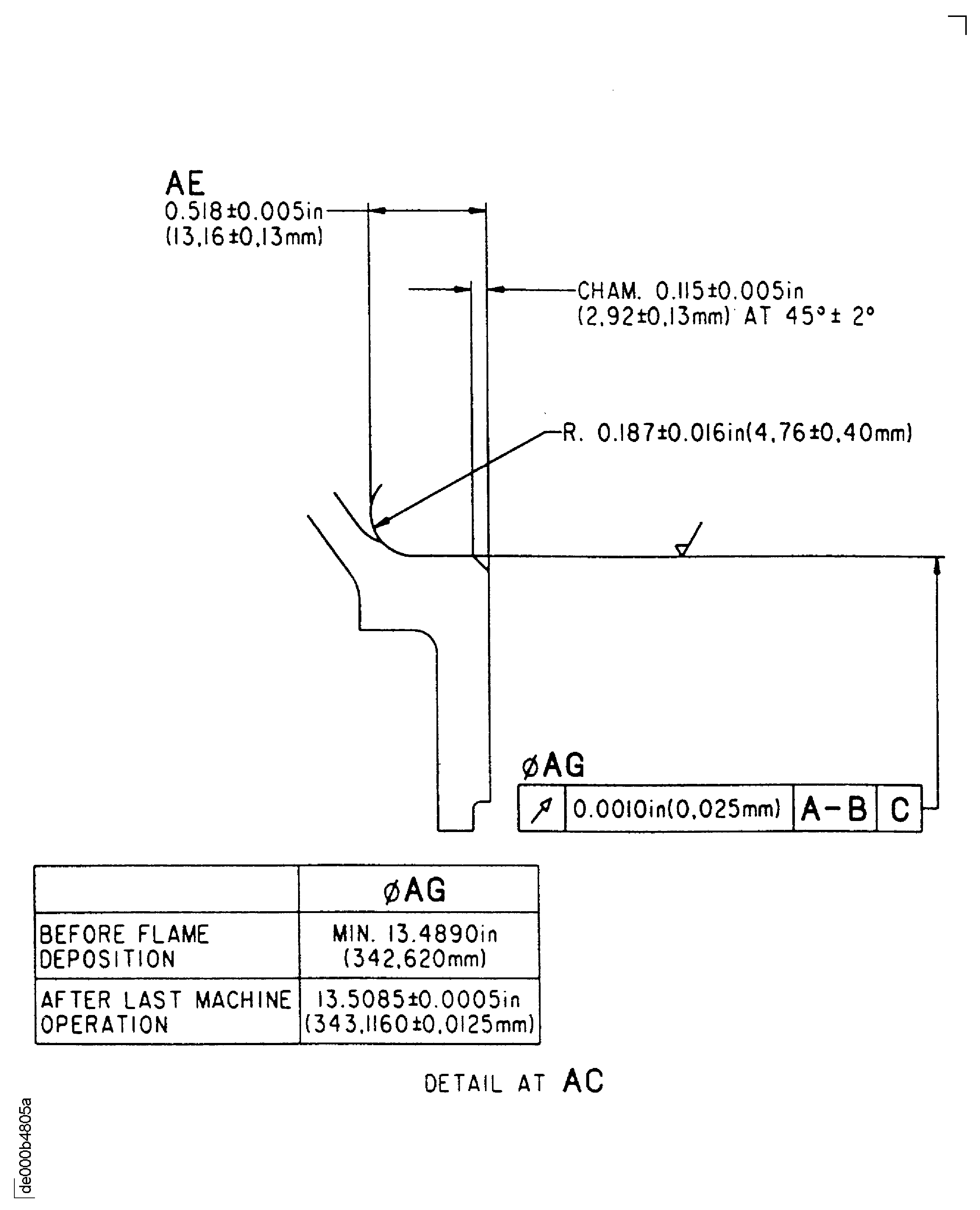 Repair Details And Dimensions - Assembly A