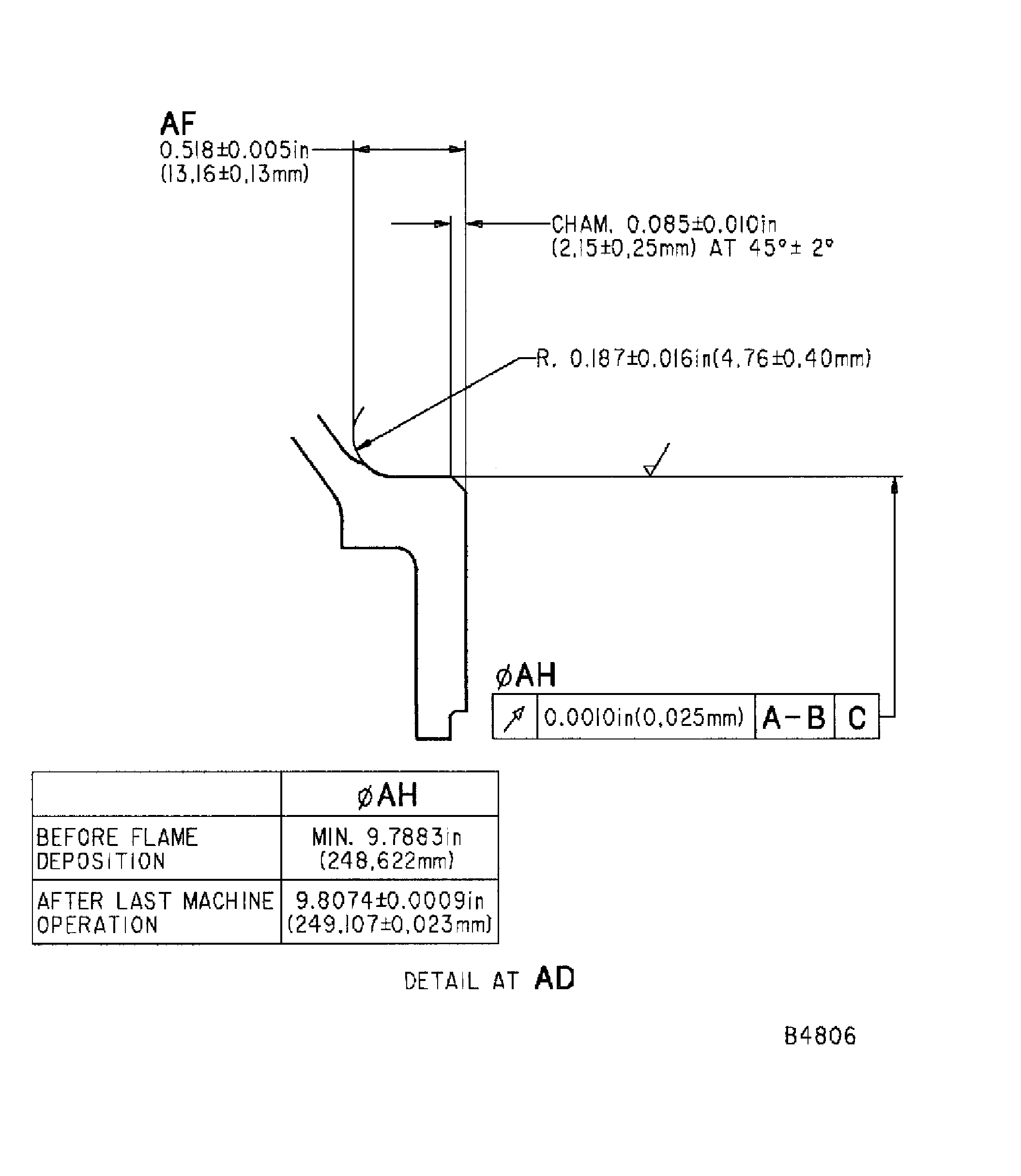 Repair Details And Dimensions - Assembly B