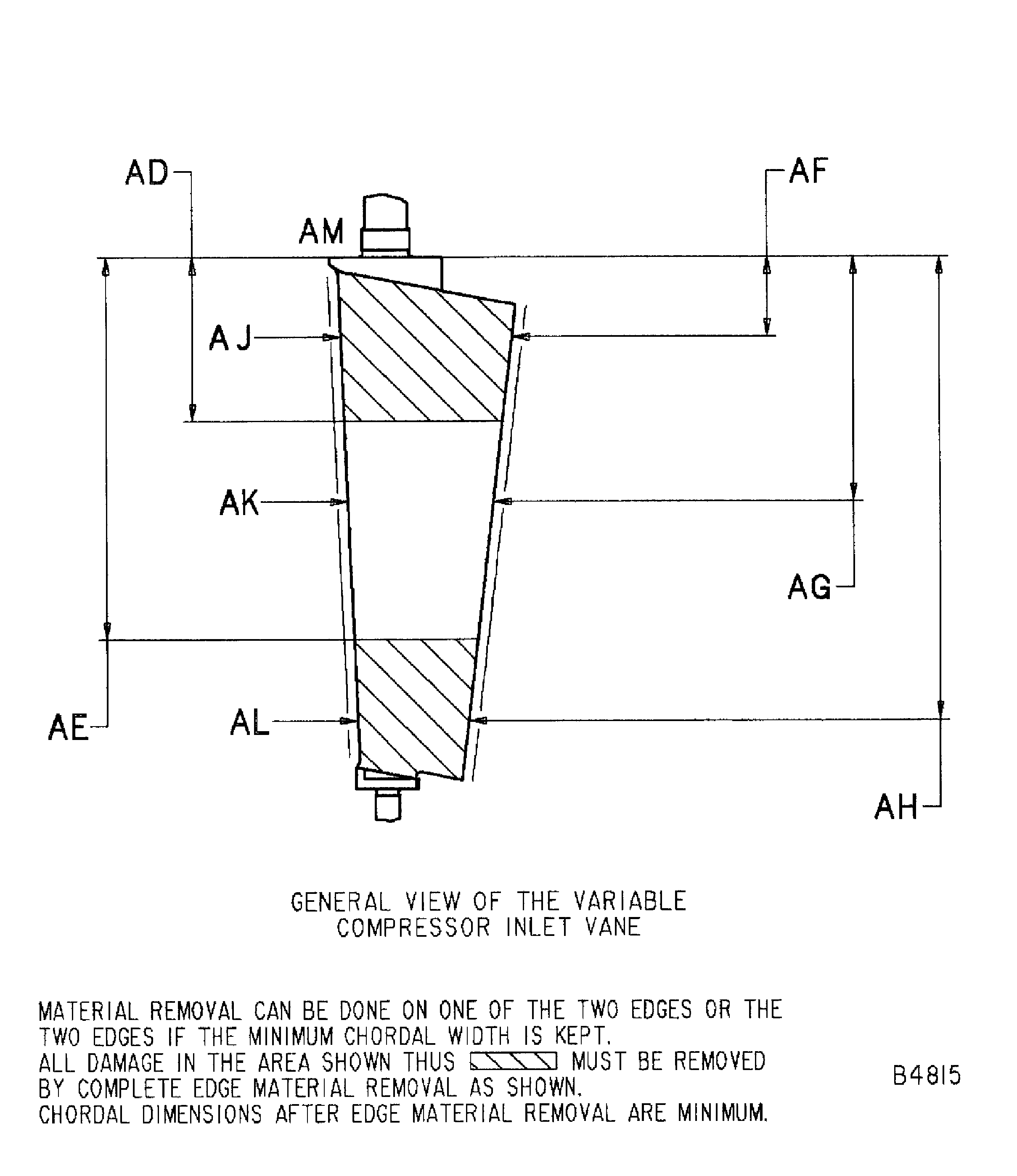 Repair Details and Dimensions - Assembly A, Assembly B and Assembly C