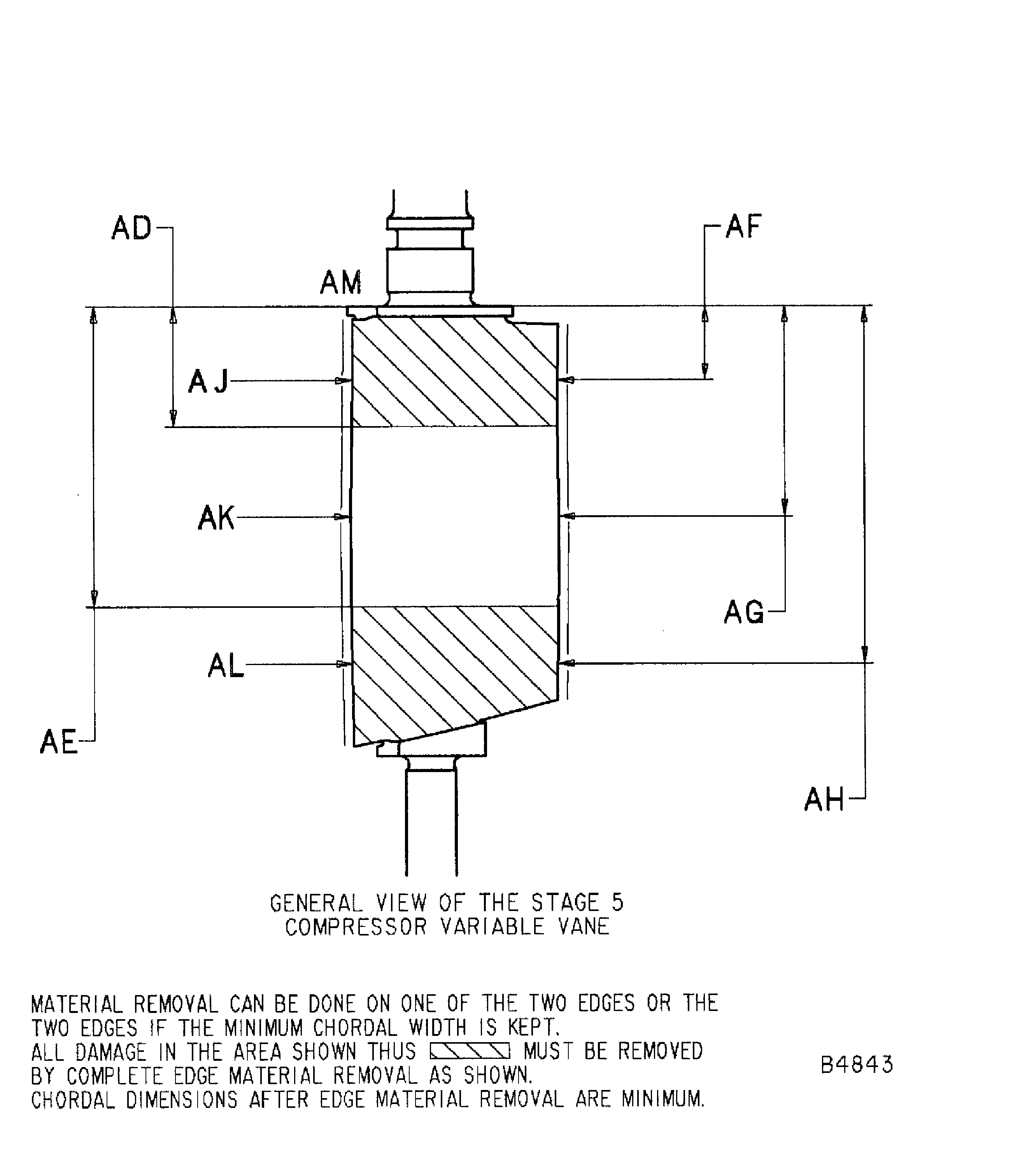 Repair Details and Dimensions - Assembly A, Assembly B and Assembly C