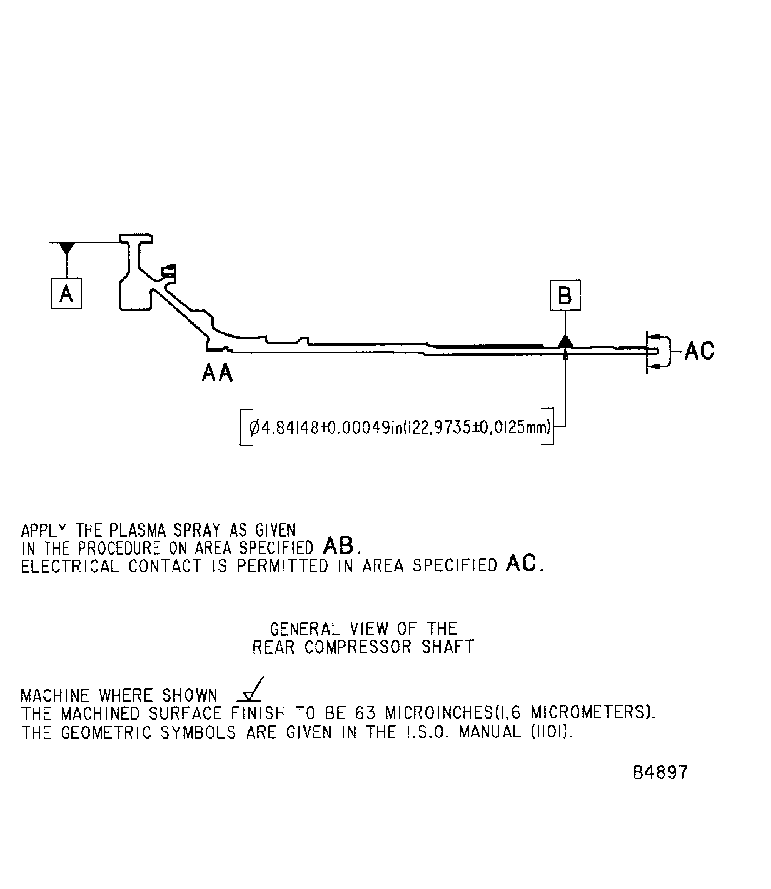 Repair details and dimension - Assembly A