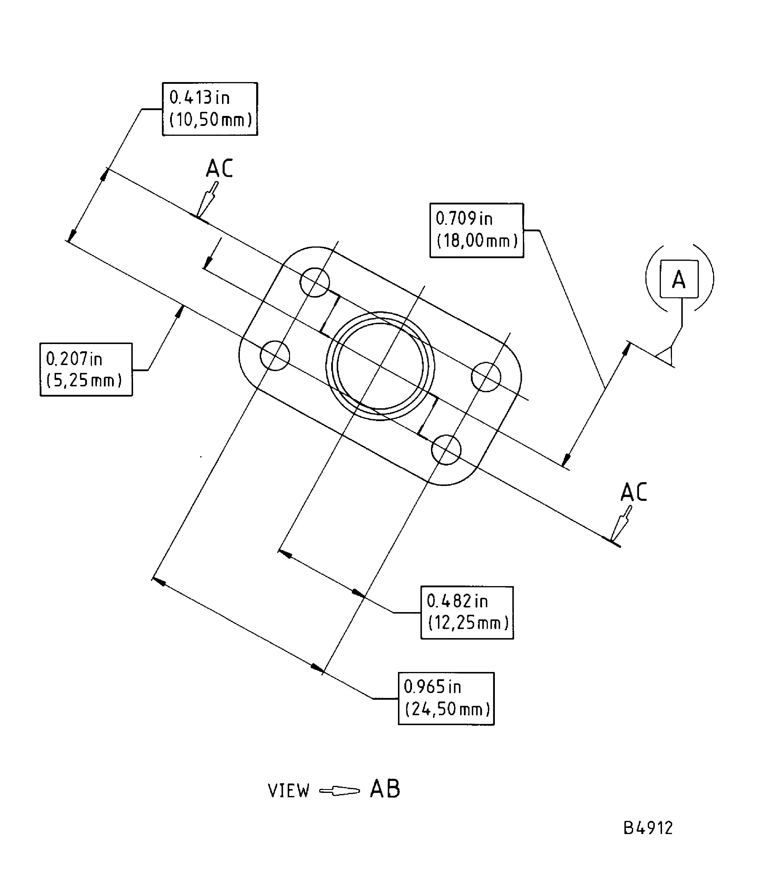 Repair Details and Dimensions - Assembly B