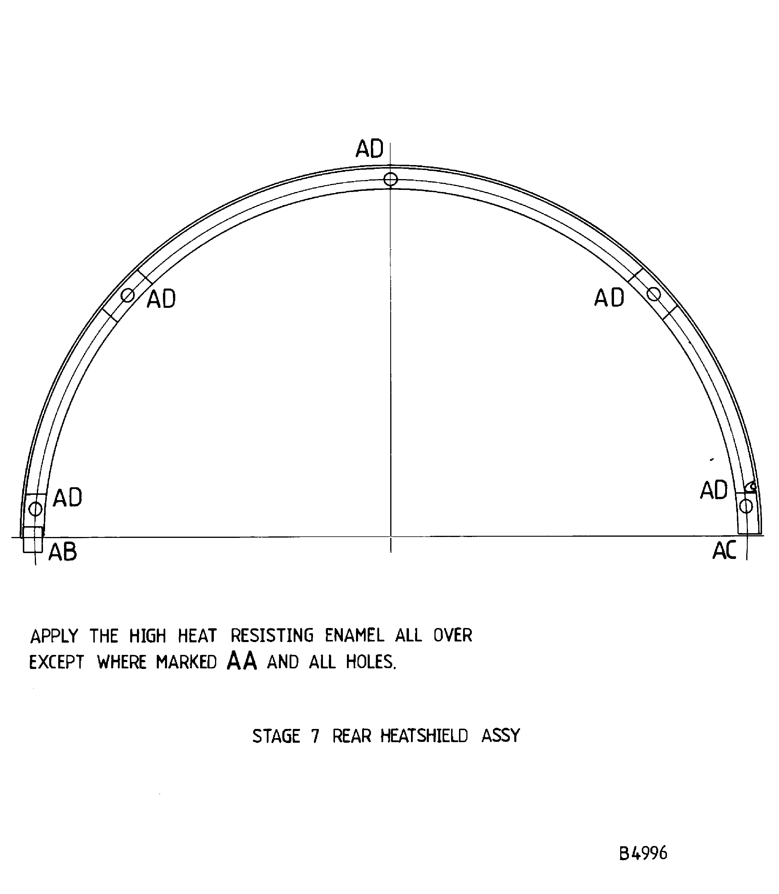 Repair details and dimensions - Assembly A