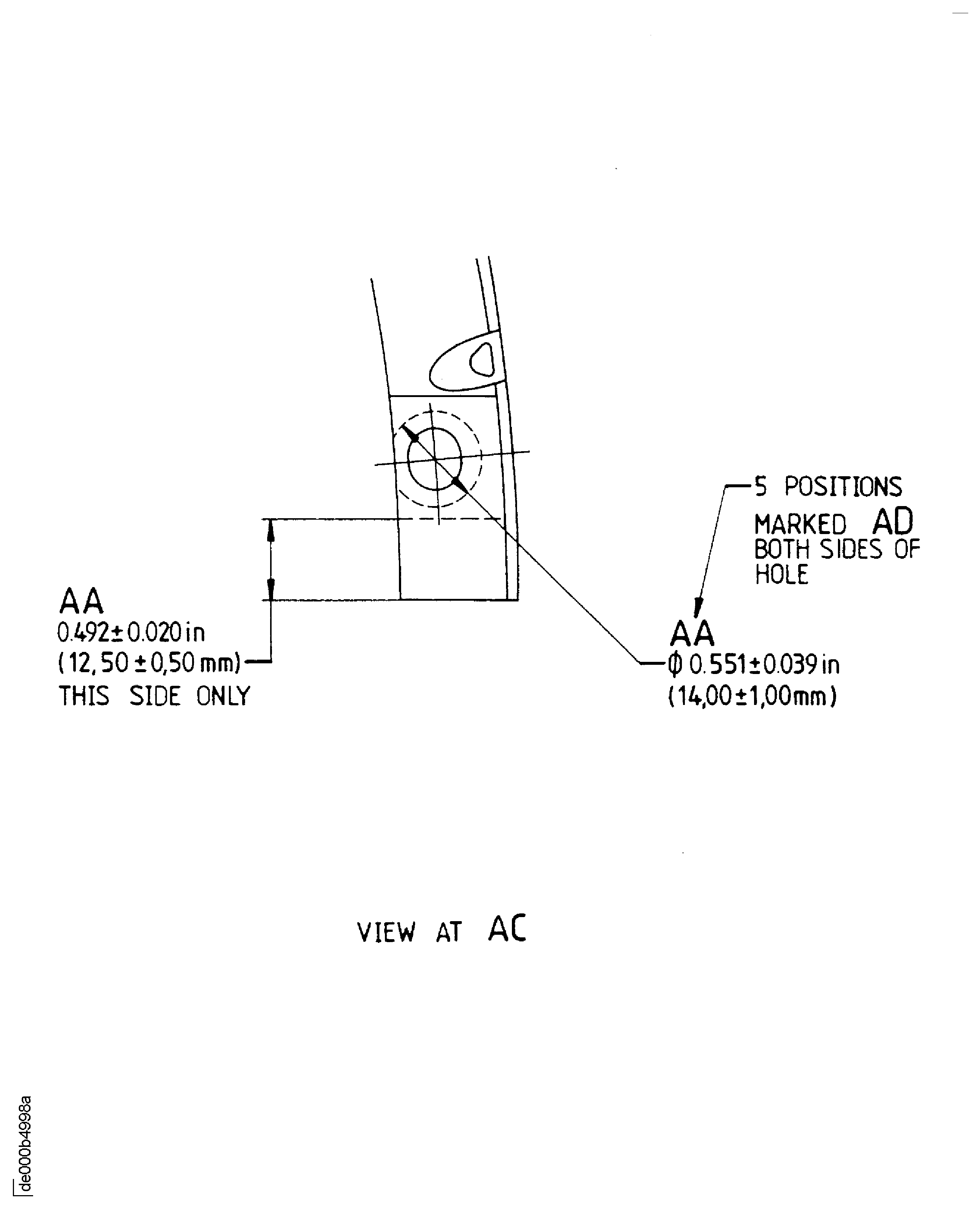 Repair details and dimensions - Assembly B and Assembly C