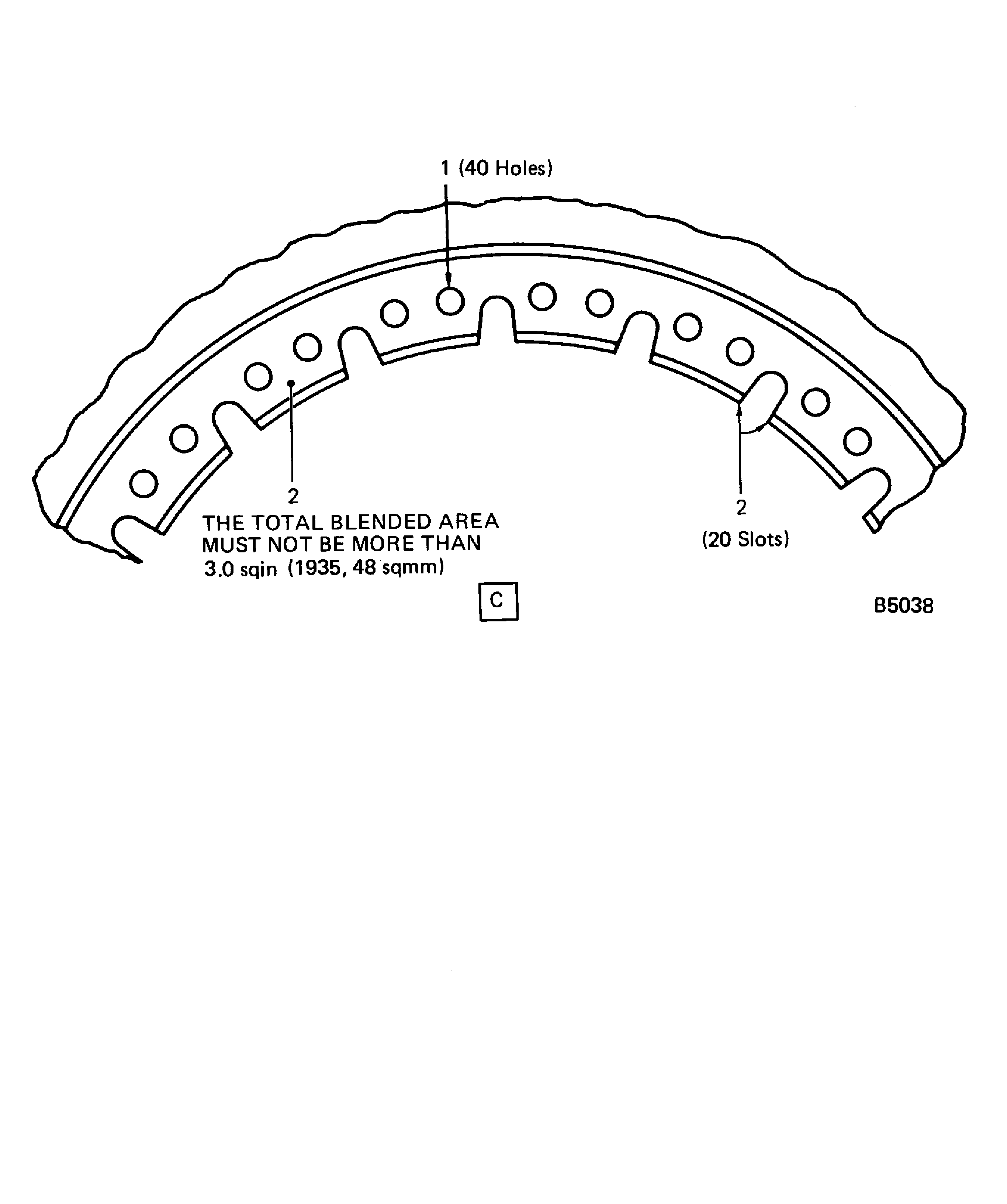 Rear HPC drum disk blend repair