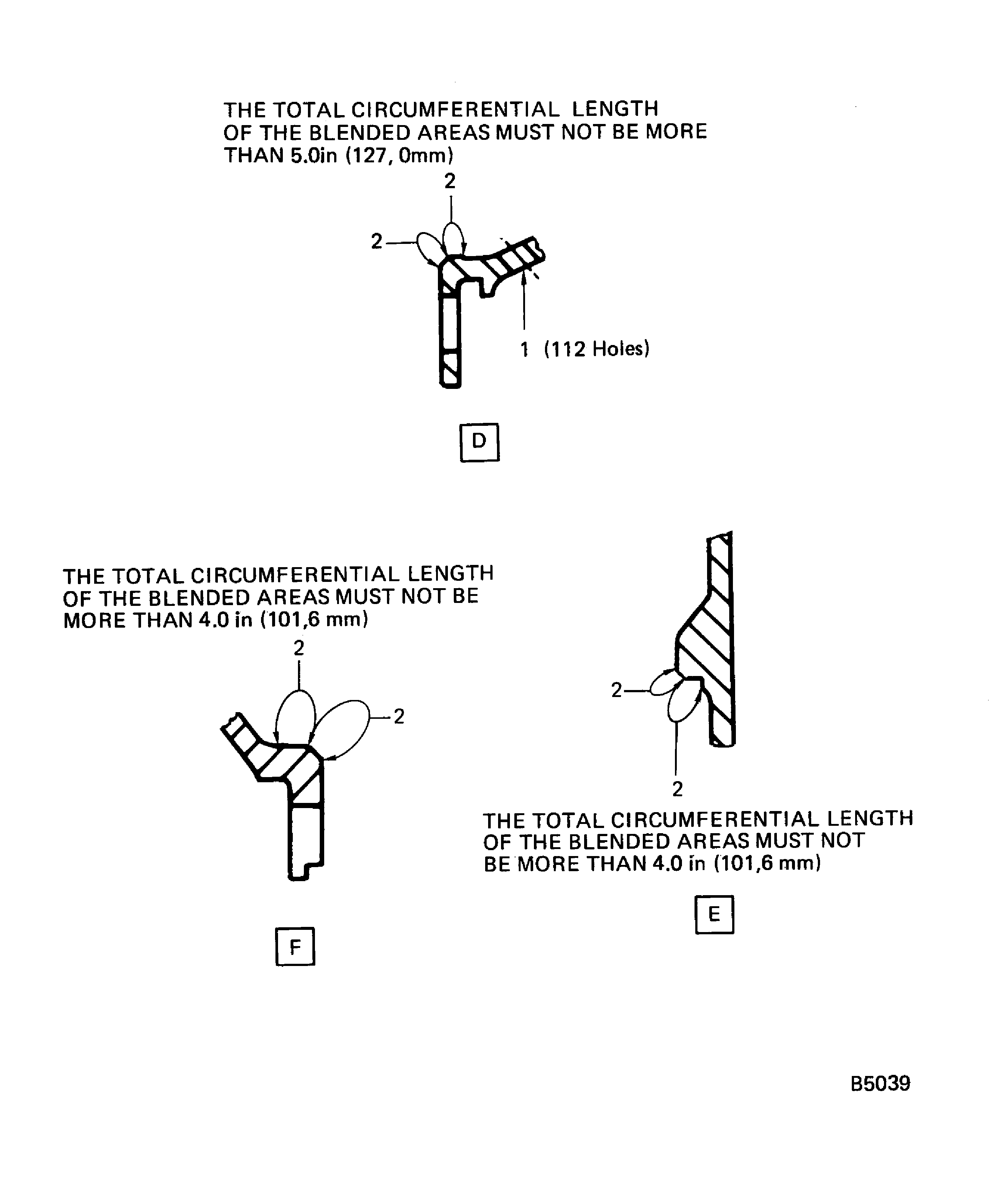 Rear HPC drum disk blend repair