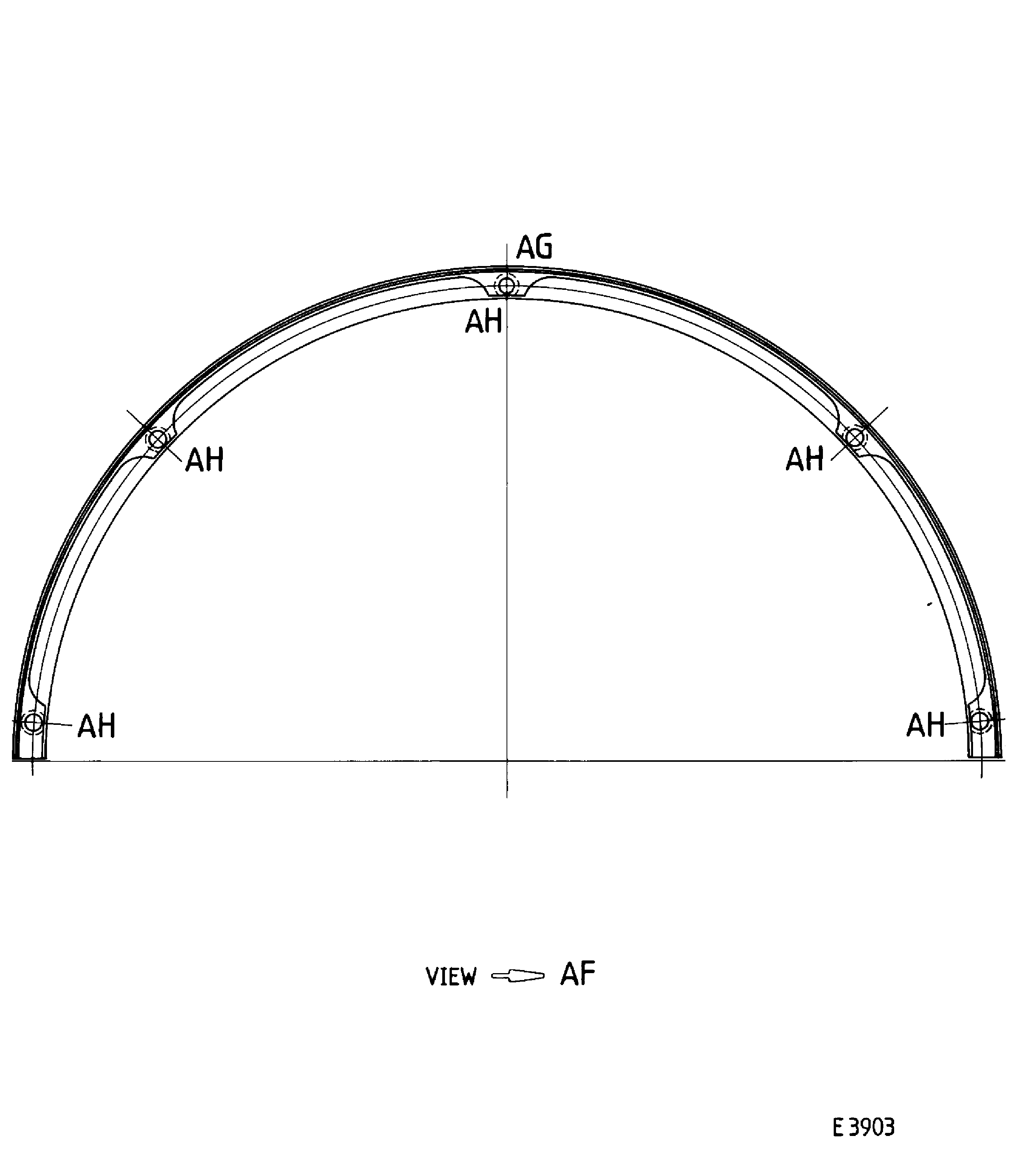 Repair details and dimensions - Assembly B
