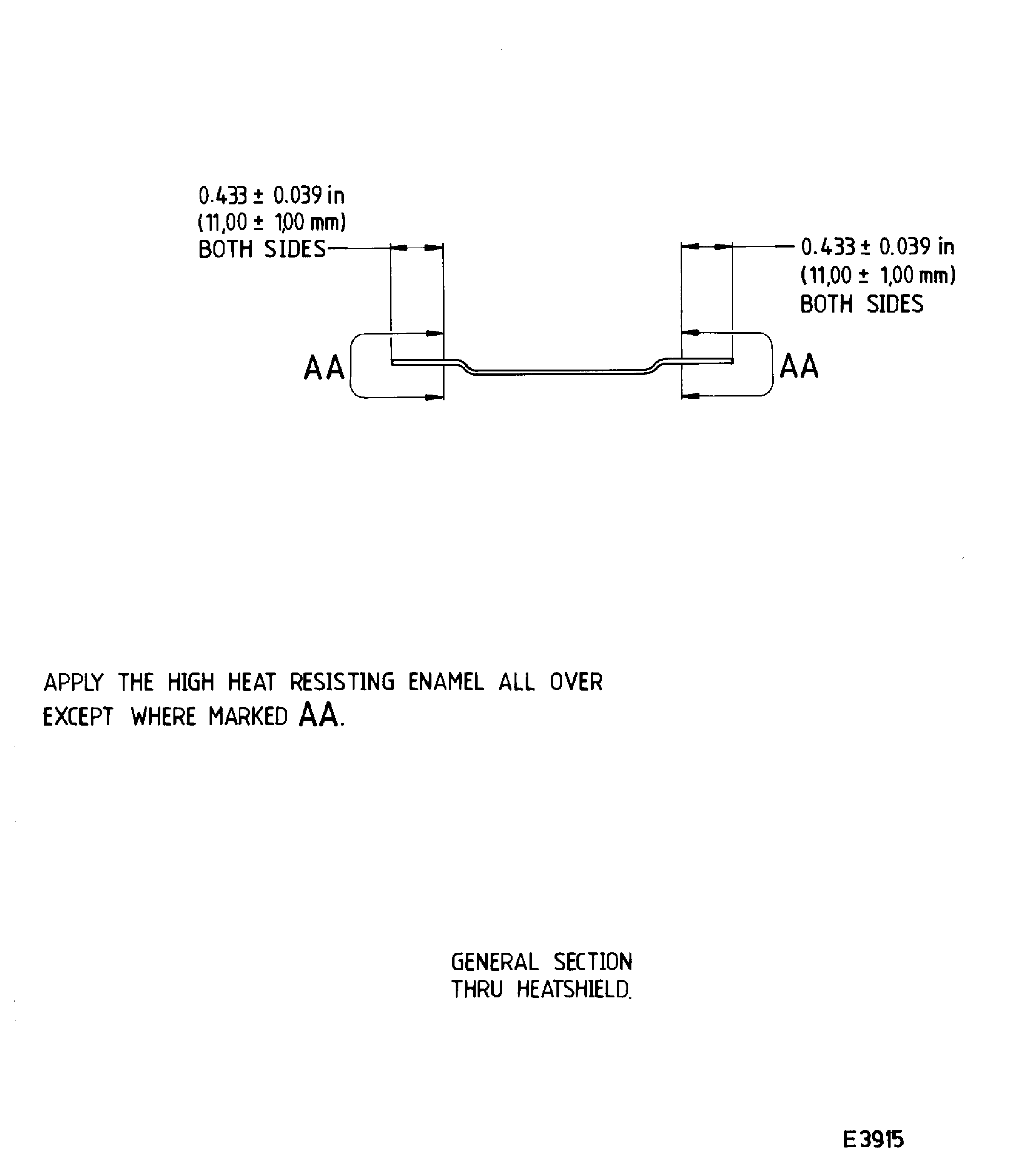 Repair details and dimensions