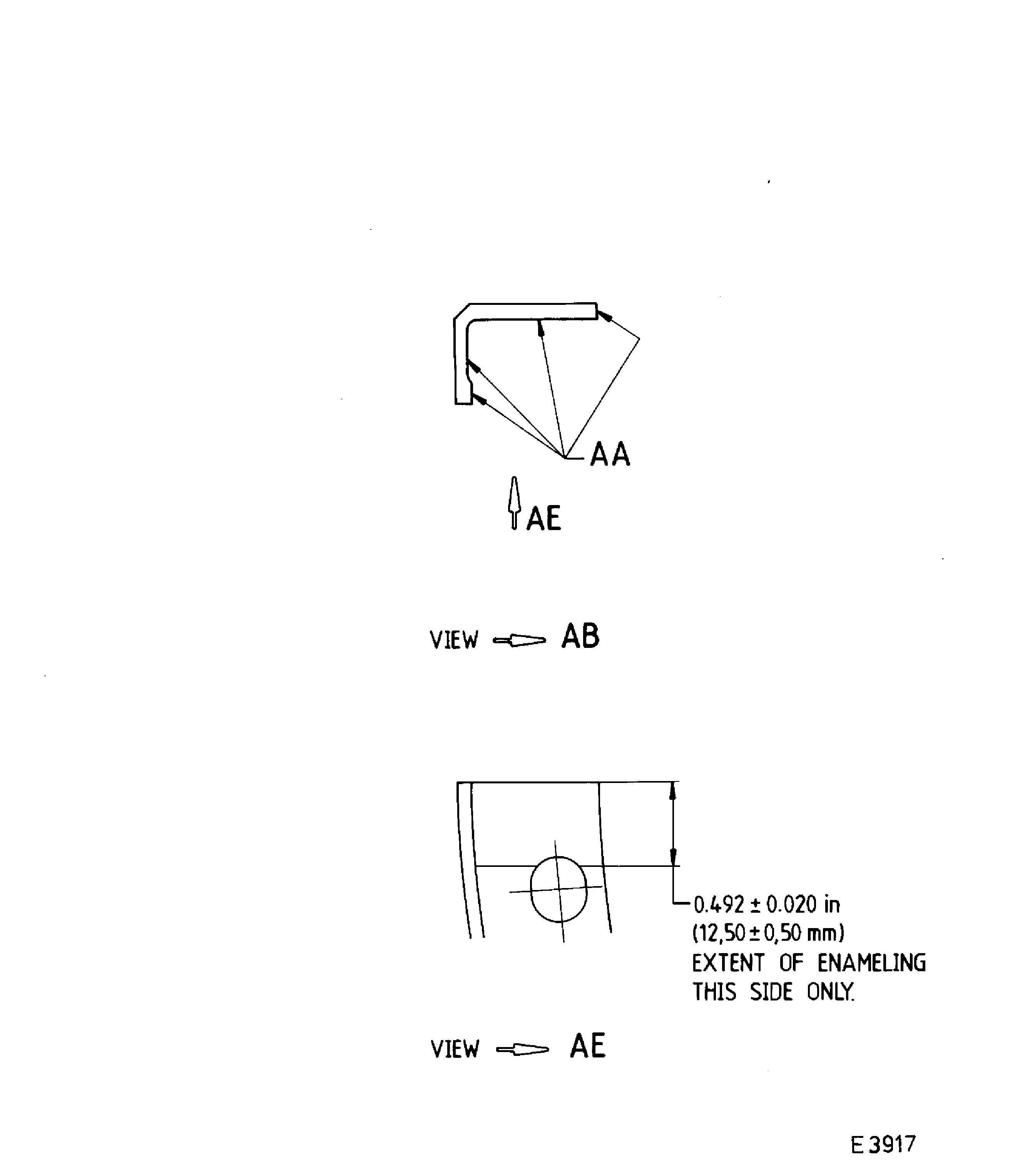 Repair details and dimensions